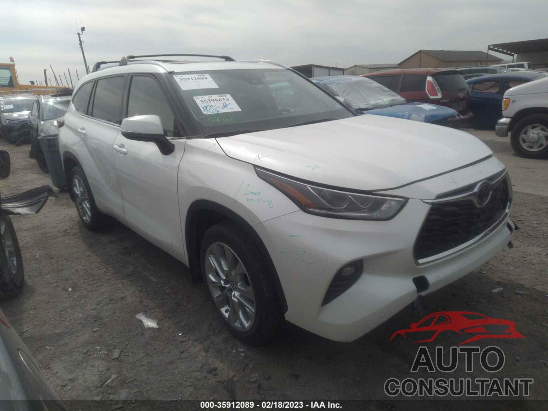 TOYOTA HIGHLANDER 2020 - 5TDDZRBH5LS025217