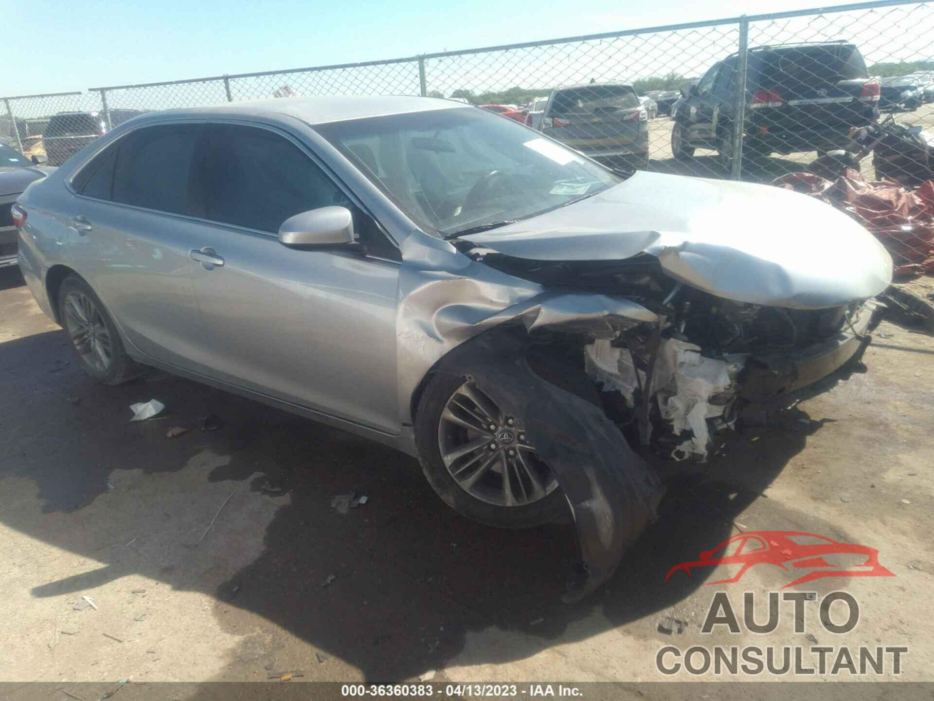TOYOTA CAMRY 2017 - 4T1BF1FK5HU391488