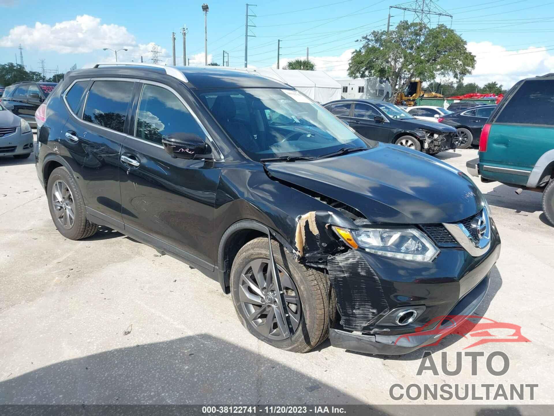 NISSAN ROGUE 2016 - KNMAT2MT8GP731482