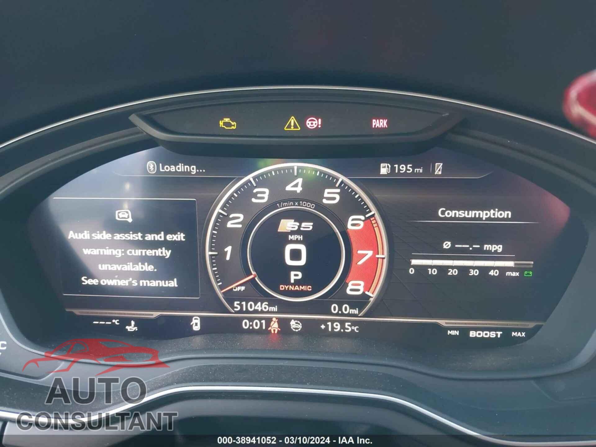 AUDI S5 2018 - WAUR4AF57JA018461