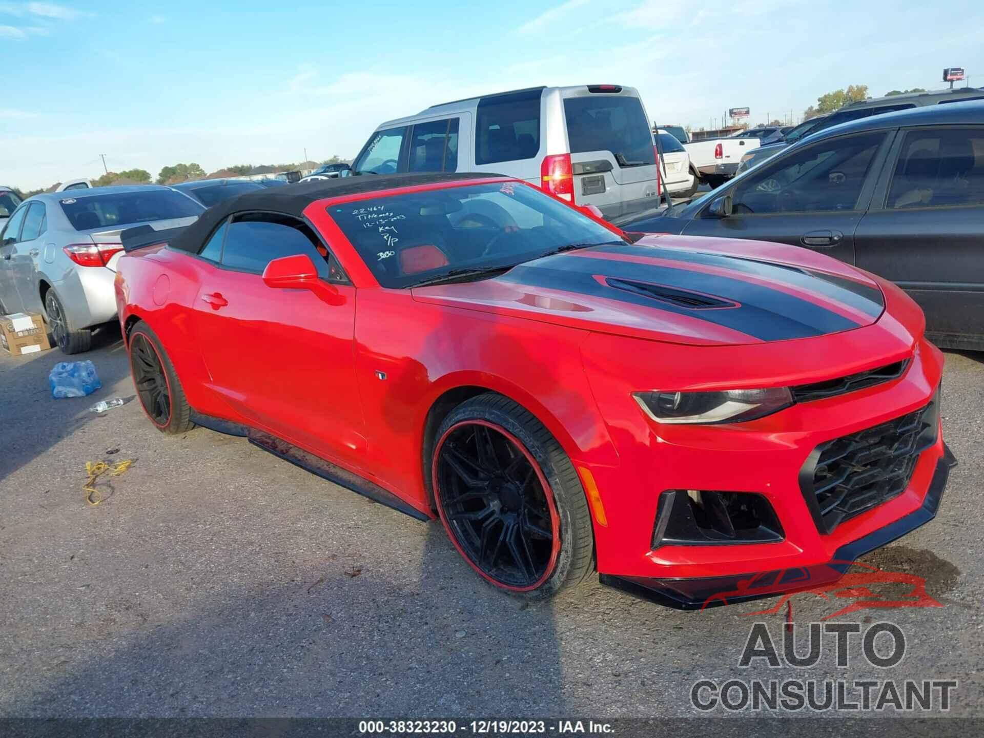 CHEVROLET CAMARO 2016 - 1G1FH3D70G0168347