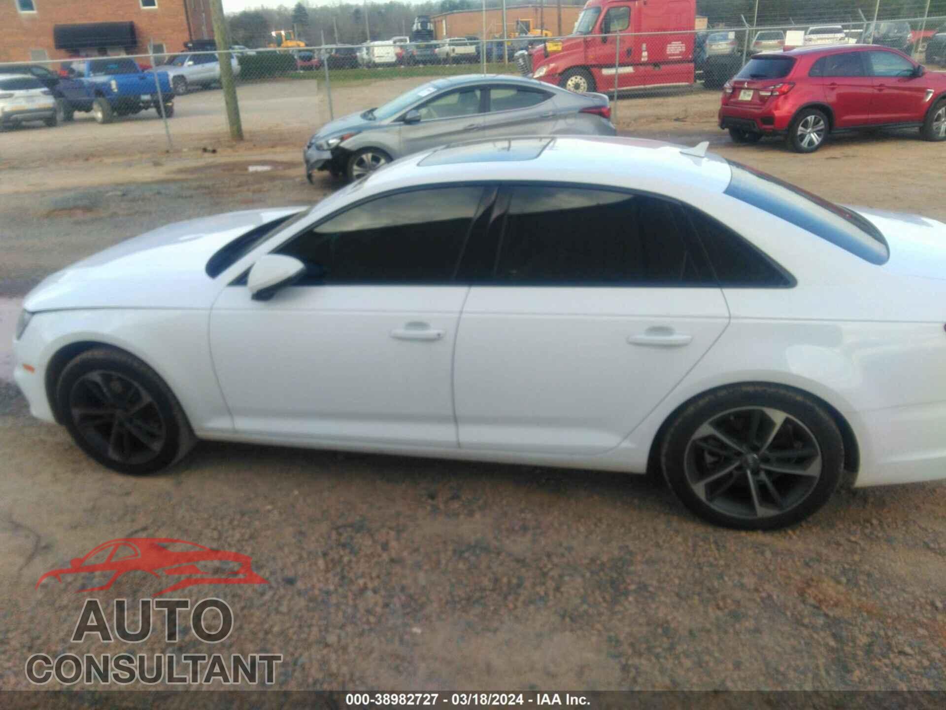 AUDI A4 2019 - WAUGMAF45KN020251
