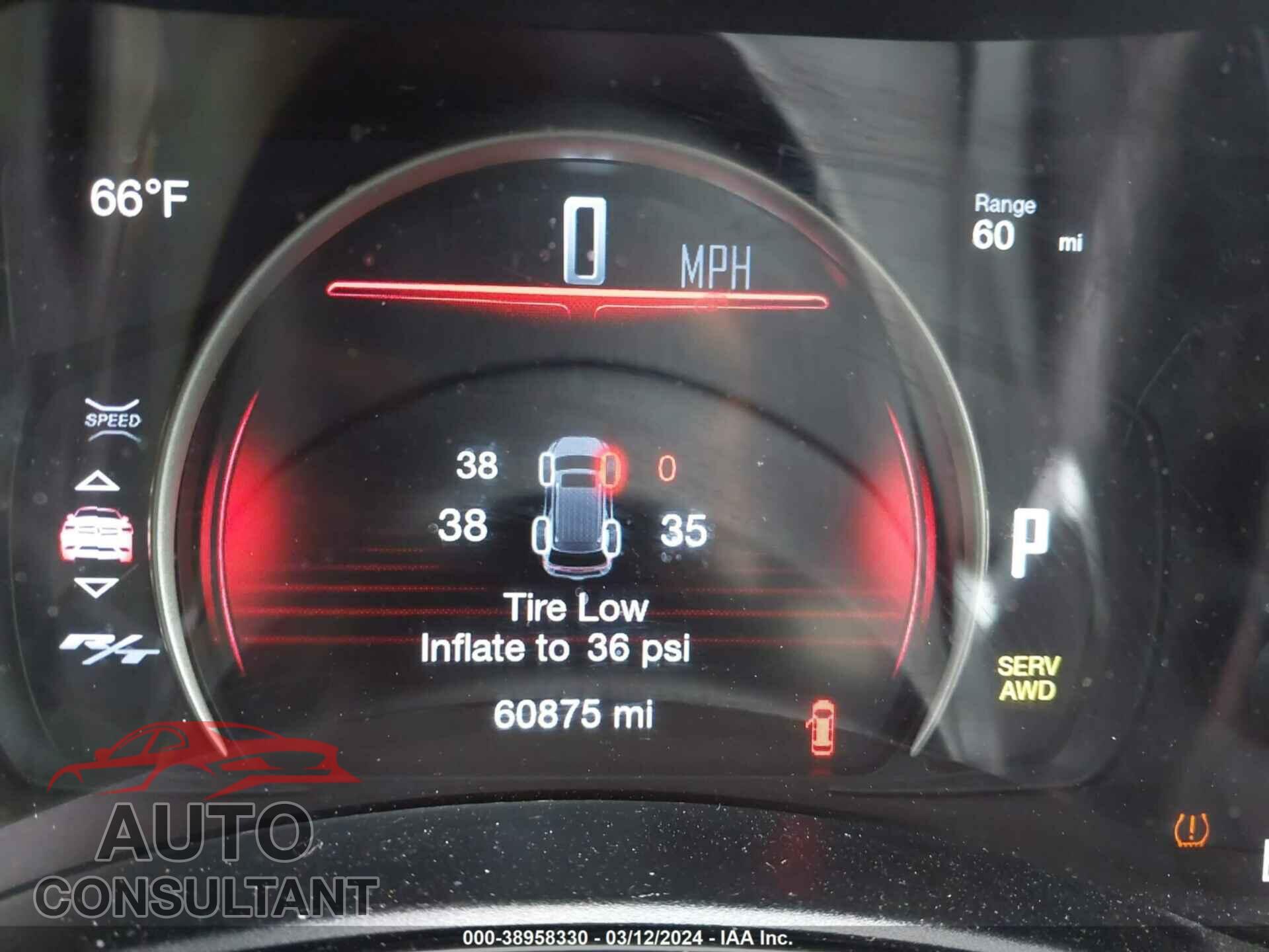 DODGE DURANGO 2021 - 1C4SDJCT4MC604504