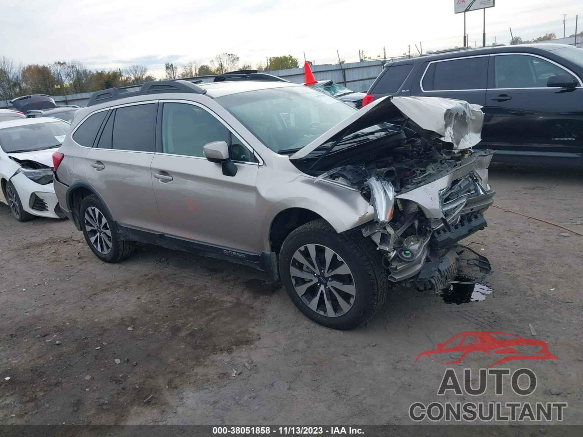 SUBARU OUTBACK 2015 - 4S4BSBLC6F3320186