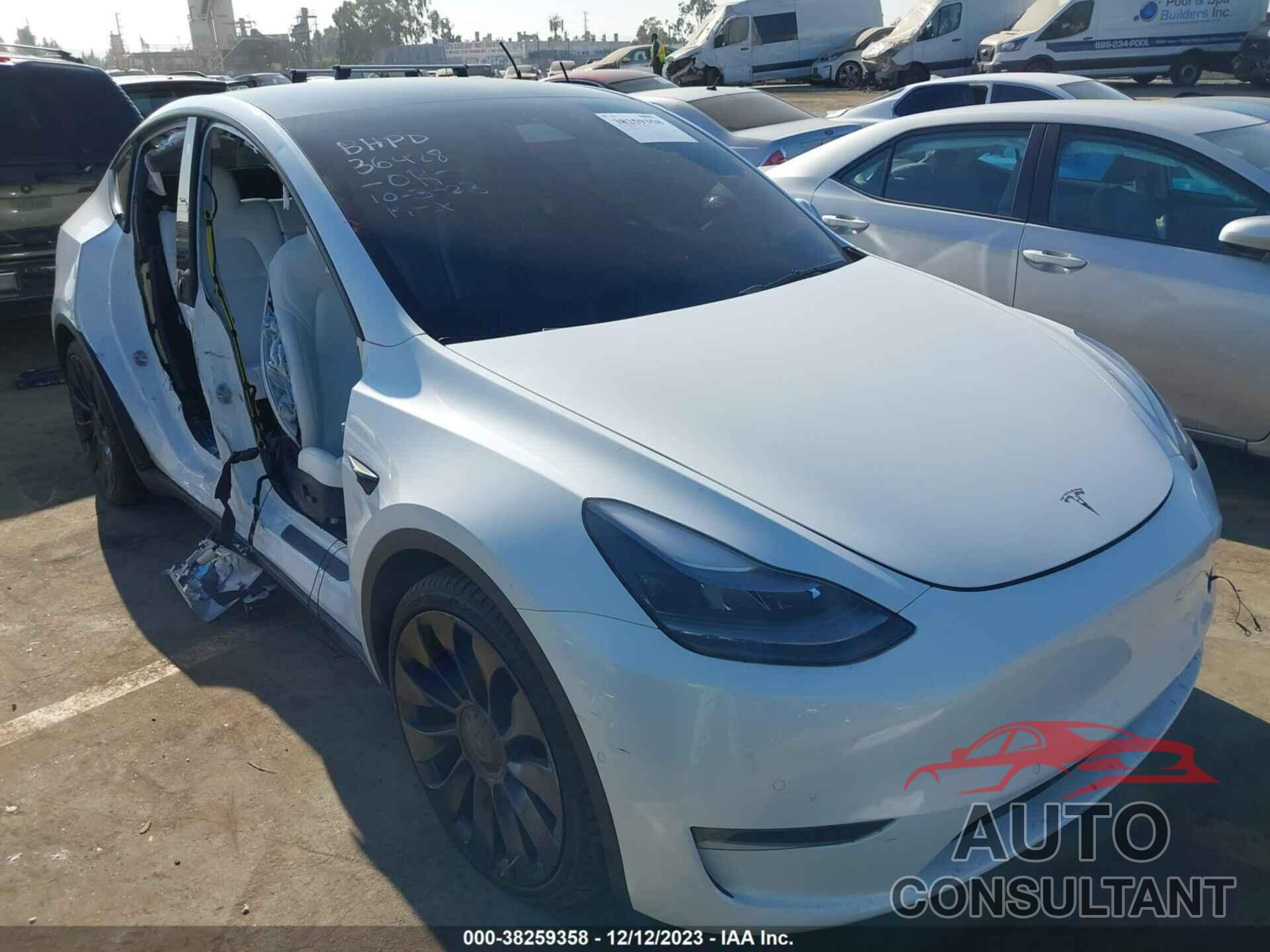 TESLA MODEL Y 2022 - 7SAYGDEF1NF388578