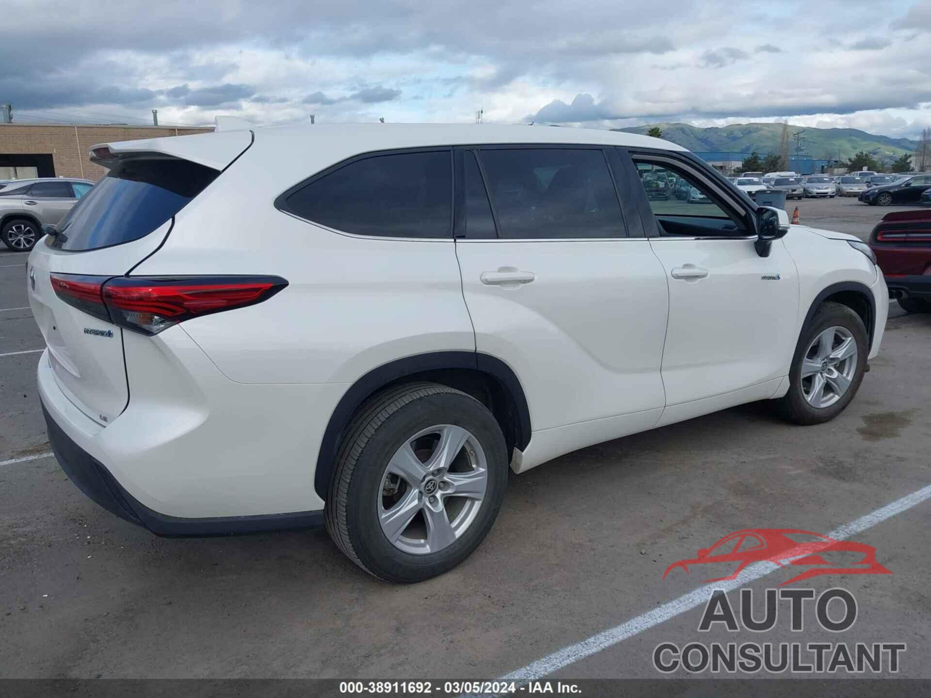 TOYOTA HIGHLANDER 2020 - 5TDZARAH5LS501206