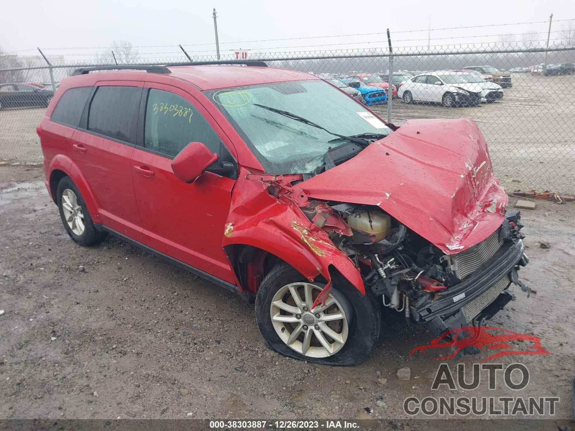 DODGE JOURNEY 2016 - 3C4PDCBG6GT130912