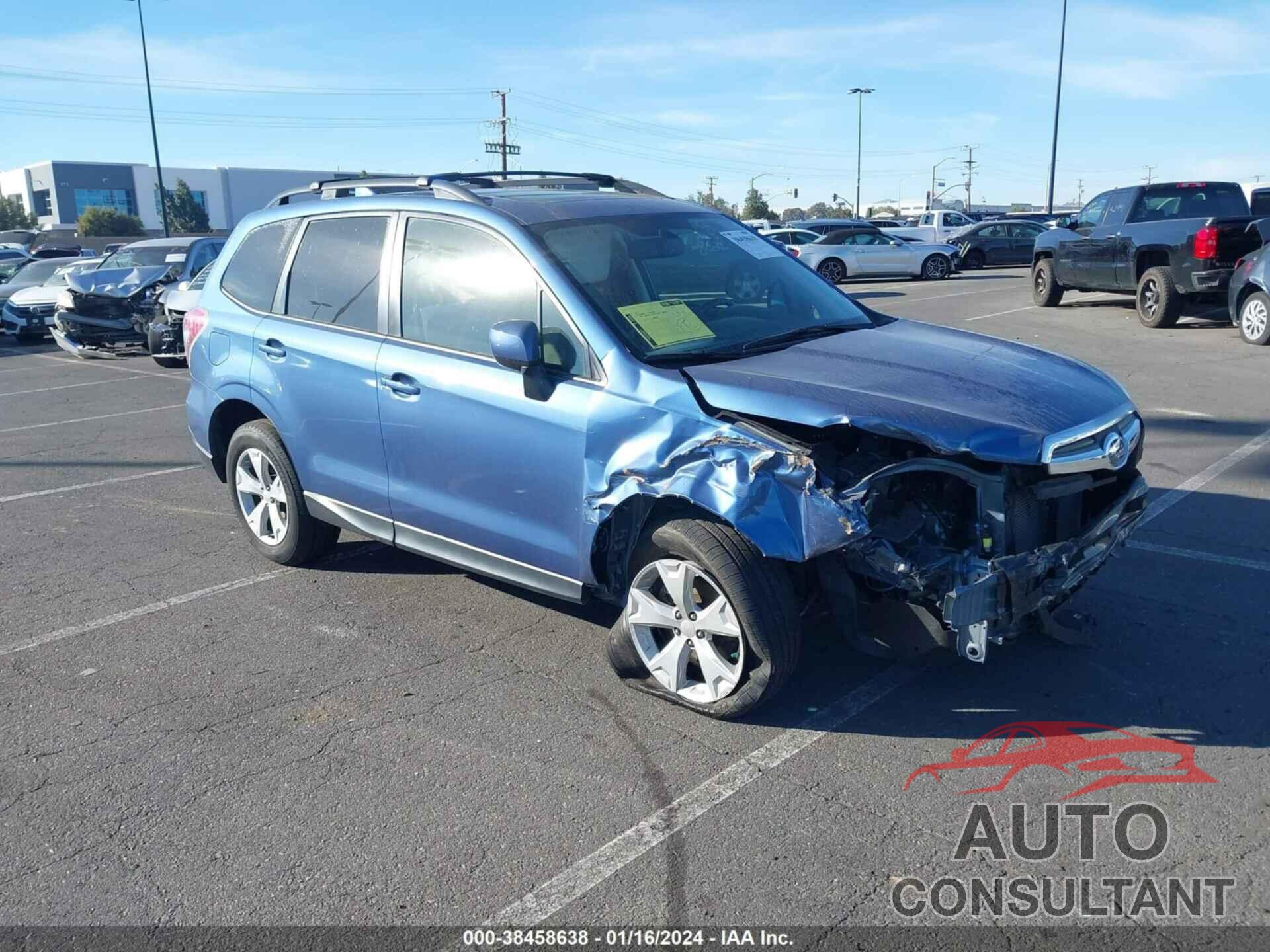 SUBARU FORESTER 2016 - JF2SJADC1GH433694