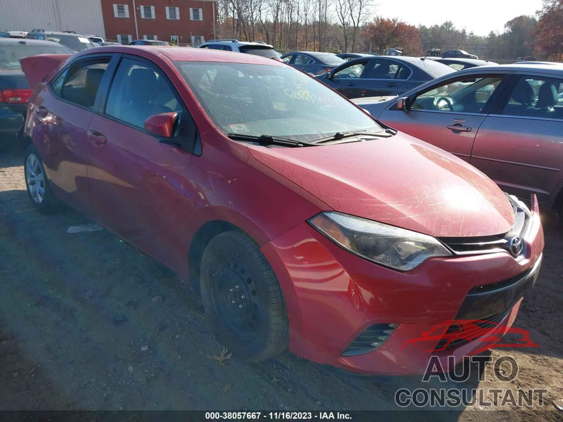 TOYOTA COROLLA 2016 - 2T1BURHE6GC674302