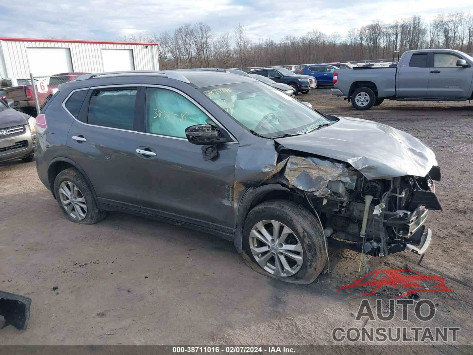 NISSAN ROGUE 2016 - KNMAT2MT0GP656941