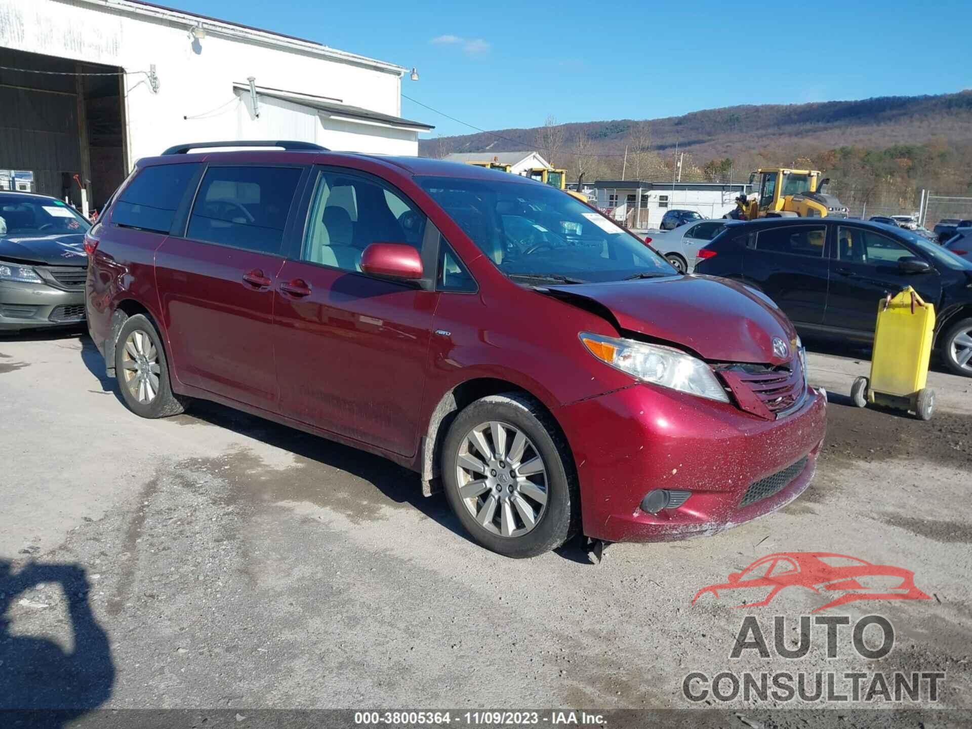 TOYOTA SIENNA 2017 - 5TDJZ3DC1HS159912