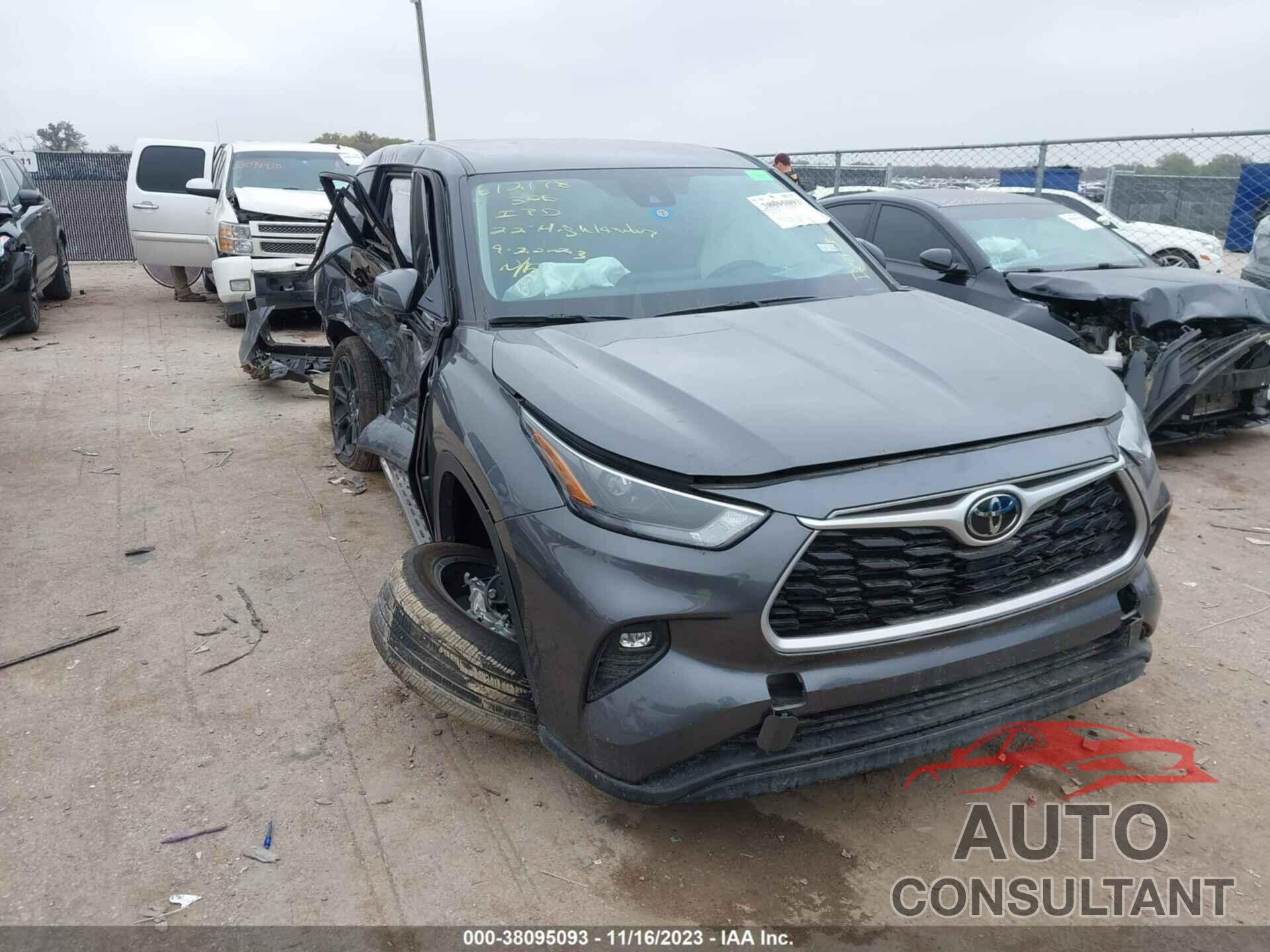 TOYOTA HIGHLANDER 2022 - 5TDZZRAH2NS559446