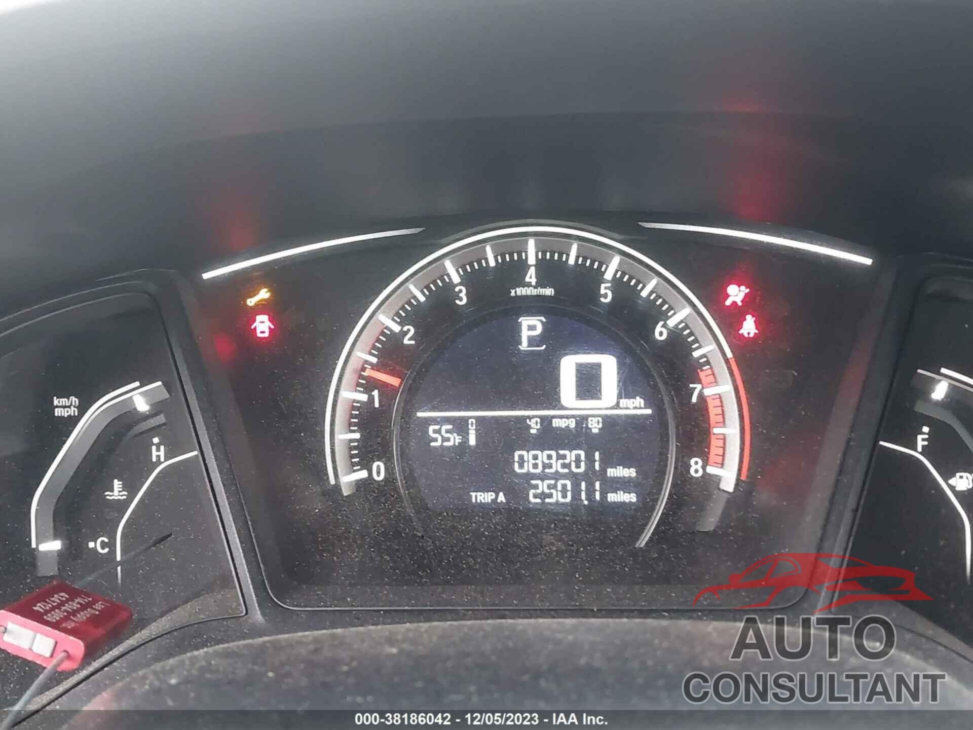 HONDA CIVIC 2016 - 19XFC2F58GE235327