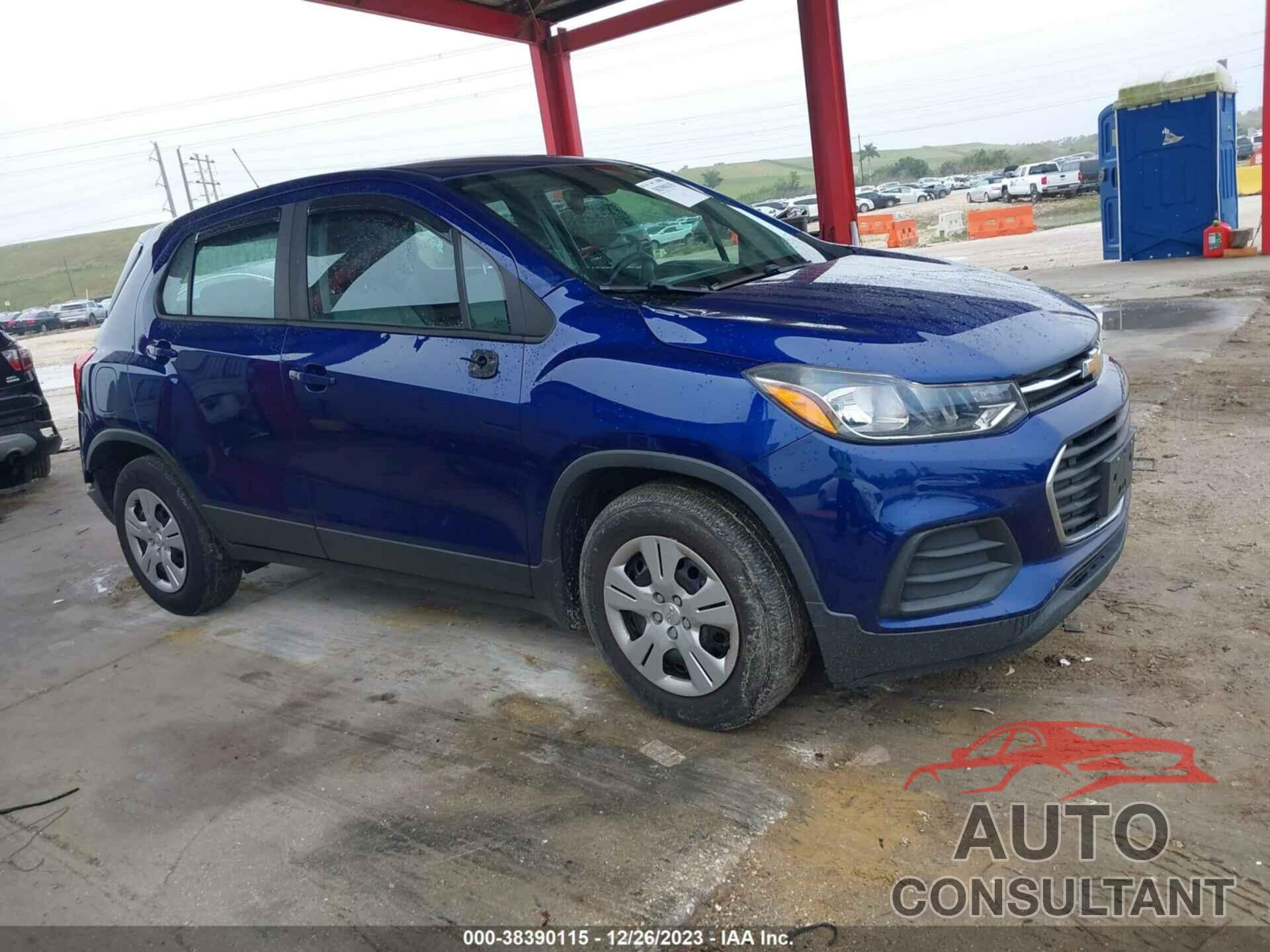 CHEVROLET TRAX 2017 - 3GNCJKSB6HL177808