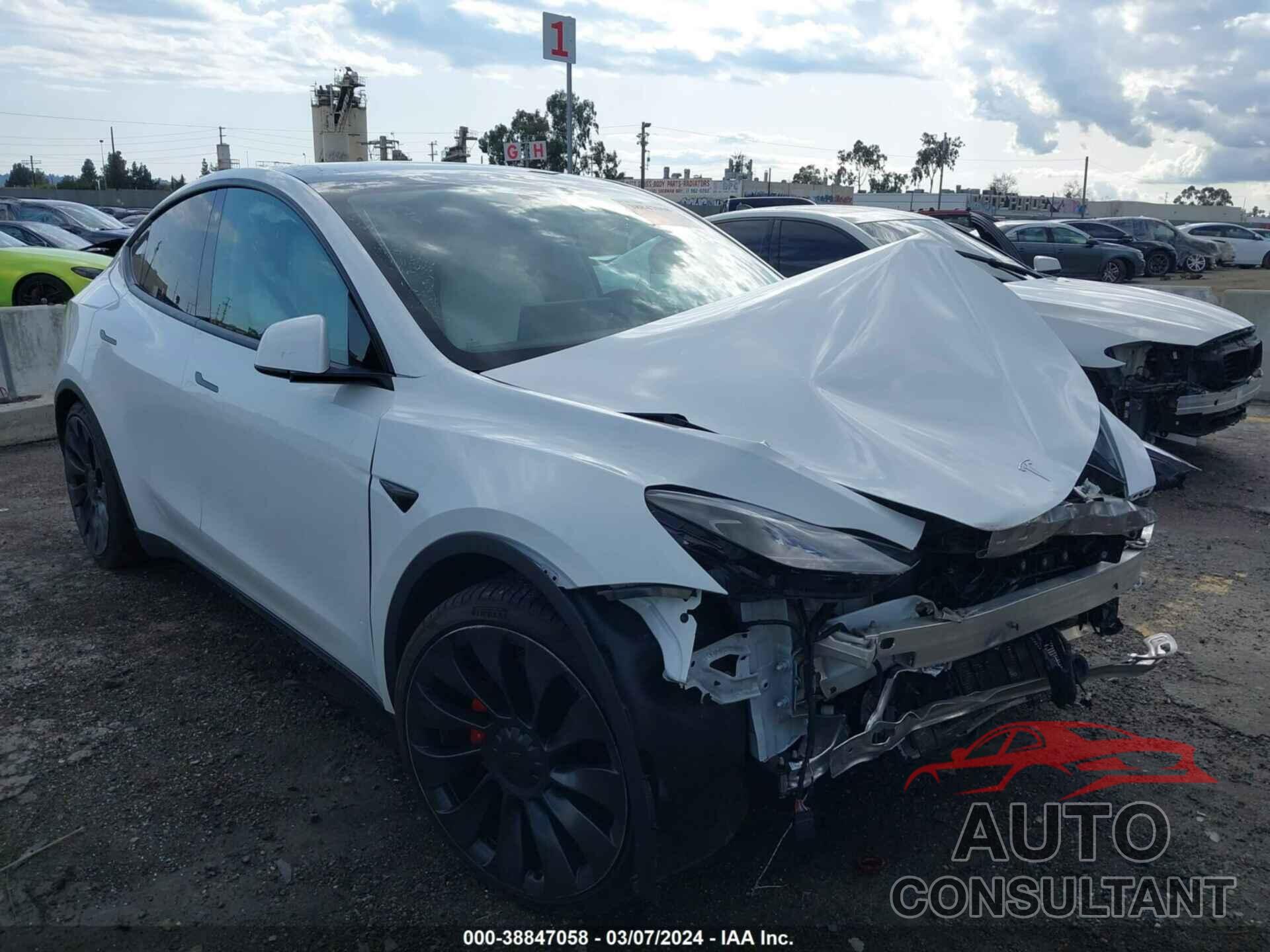 TESLA MODEL Y 2022 - 7SAYGDEF8NF389520