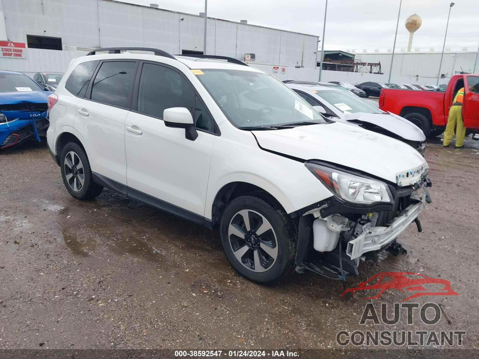 SUBARU FORESTER 2018 - JF2SJAGC9JH435082