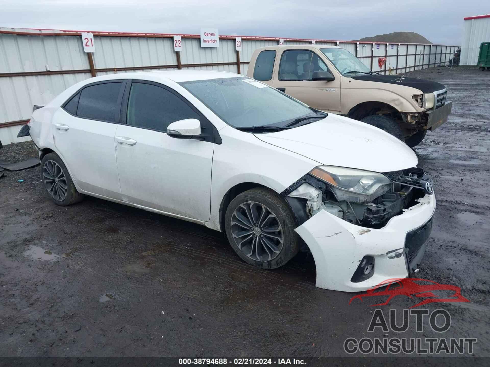 TOYOTA COROLLA 2016 - 5YFBURHE8GP401815