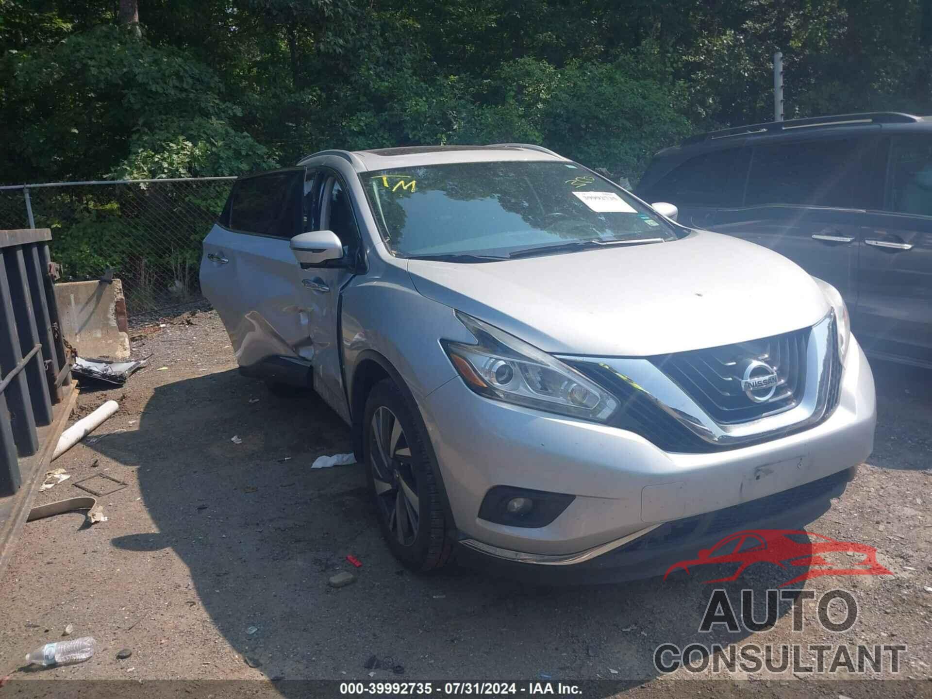 NISSAN MURANO 2016 - 5N1AZ2MG6GN153648