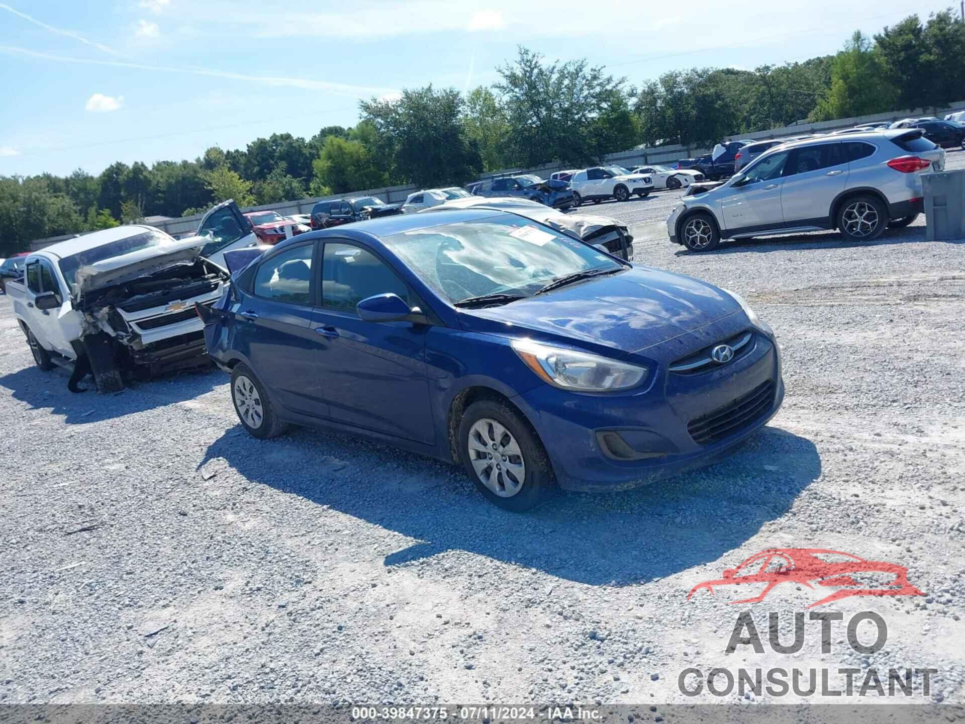 HYUNDAI ACCENT 2017 - KMHCT4AE7HU290811