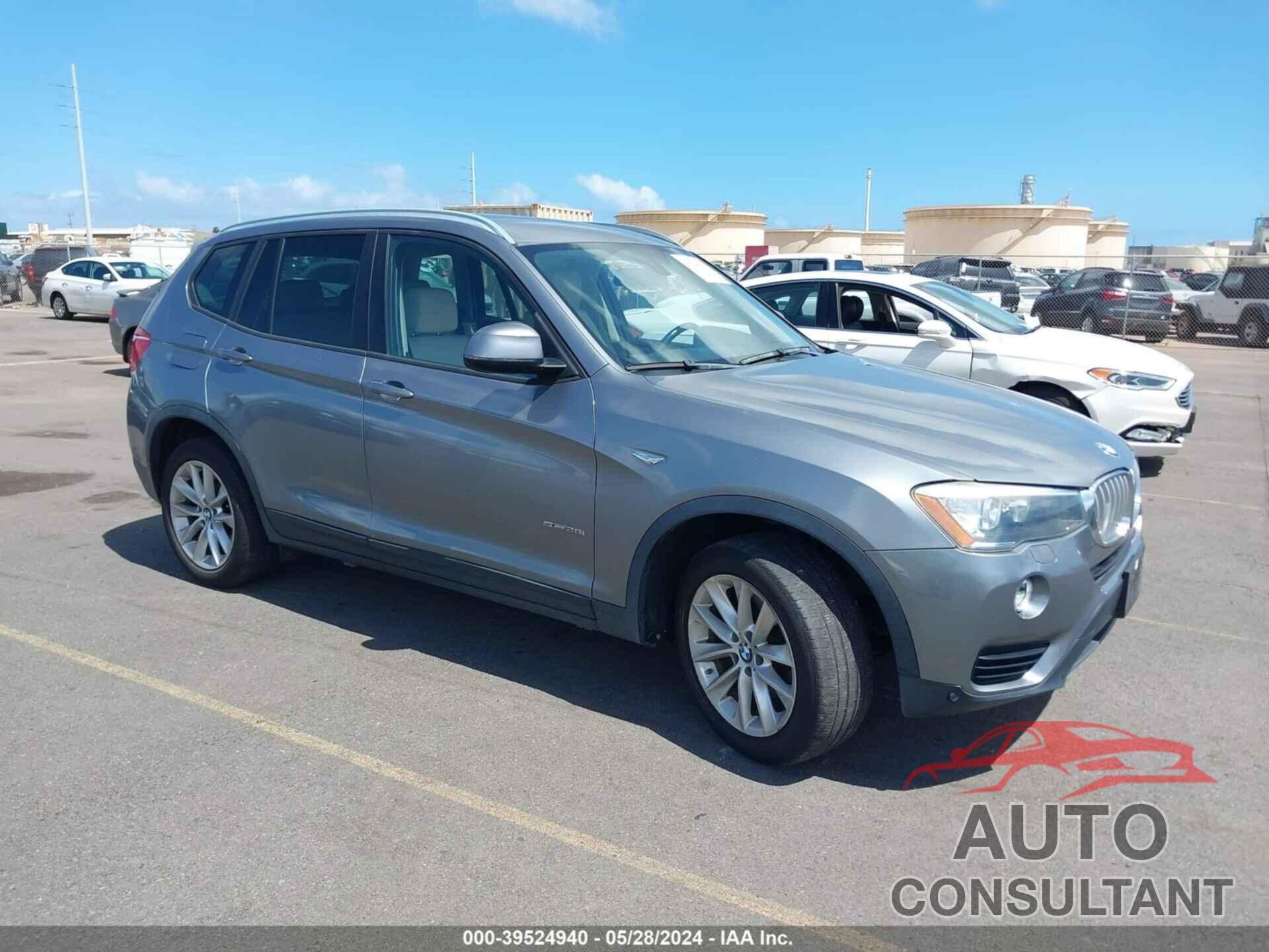 BMW X3 2016 - 5UXWZ7C50G0R32286