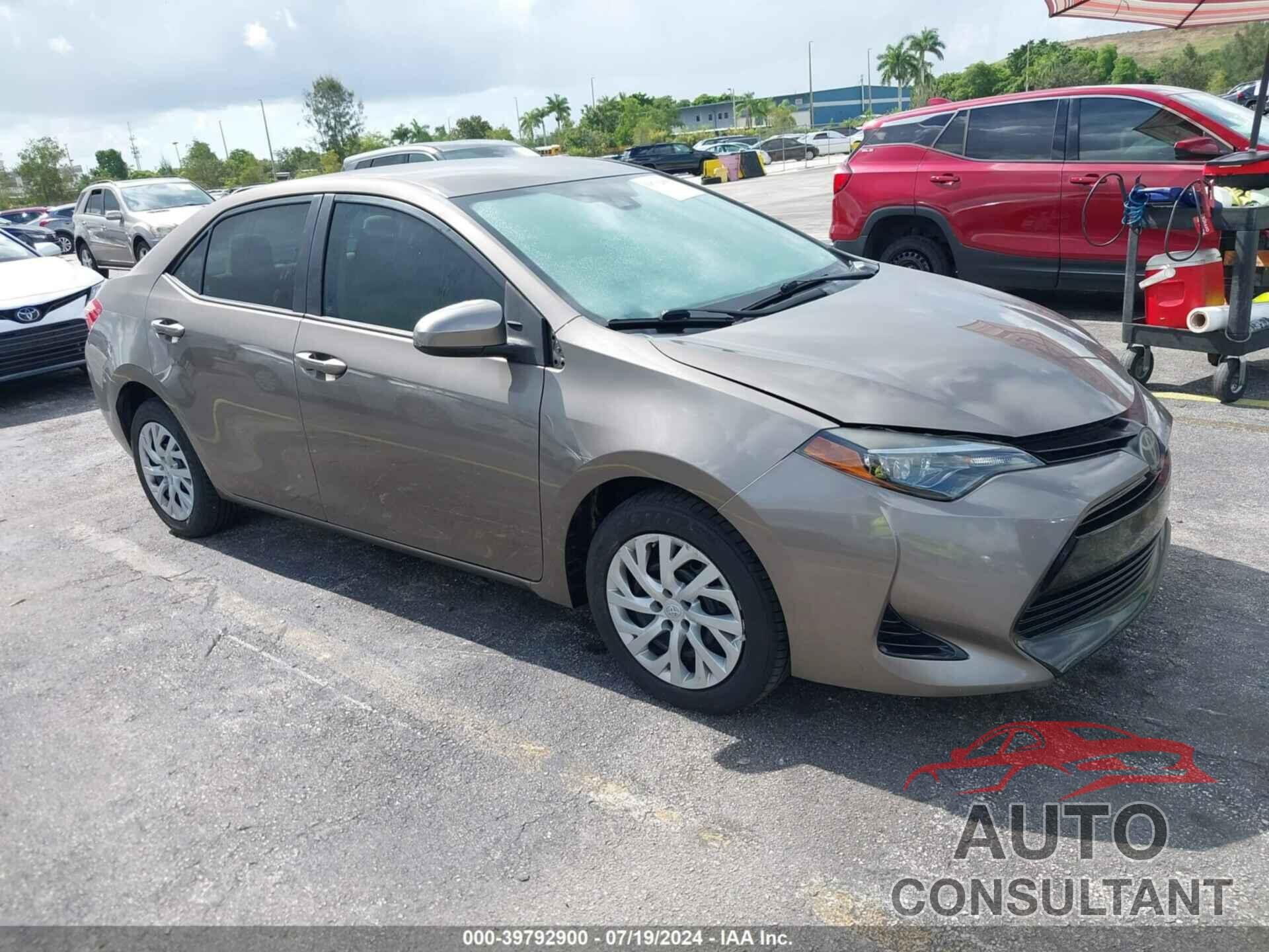 TOYOTA COROLLA 2019 - 5YFBURHE7KP857278