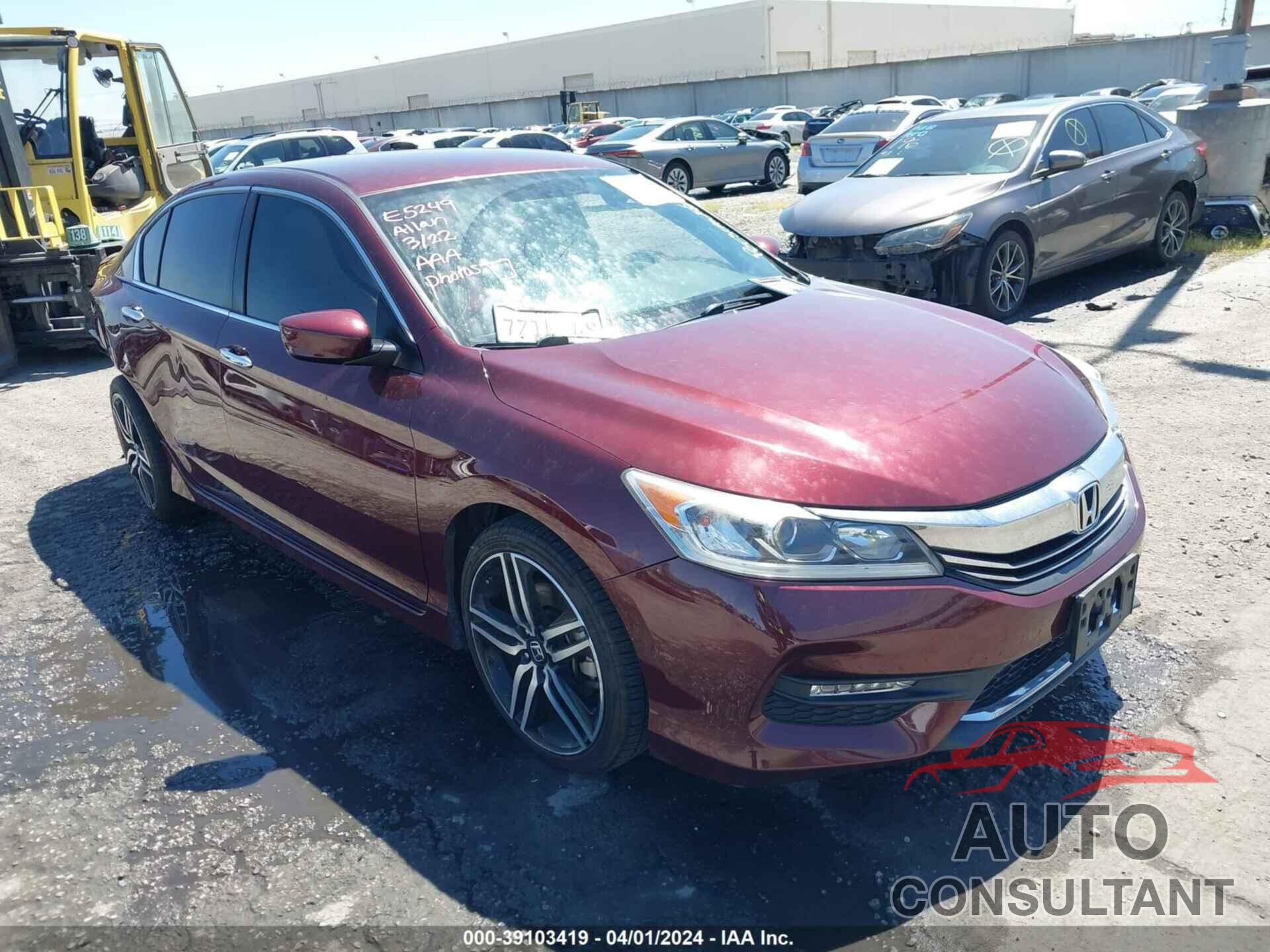HONDA ACCORD 2017 - 1HGCR2F52HA158090