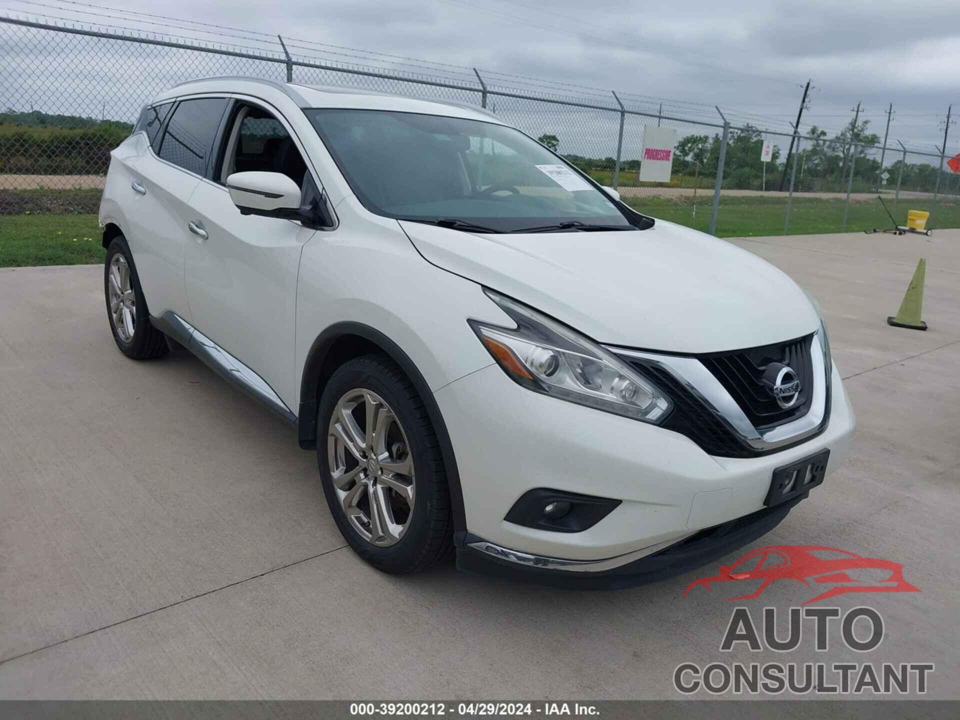 NISSAN MURANO 2017 - 5N1AZ2MG6HN199496