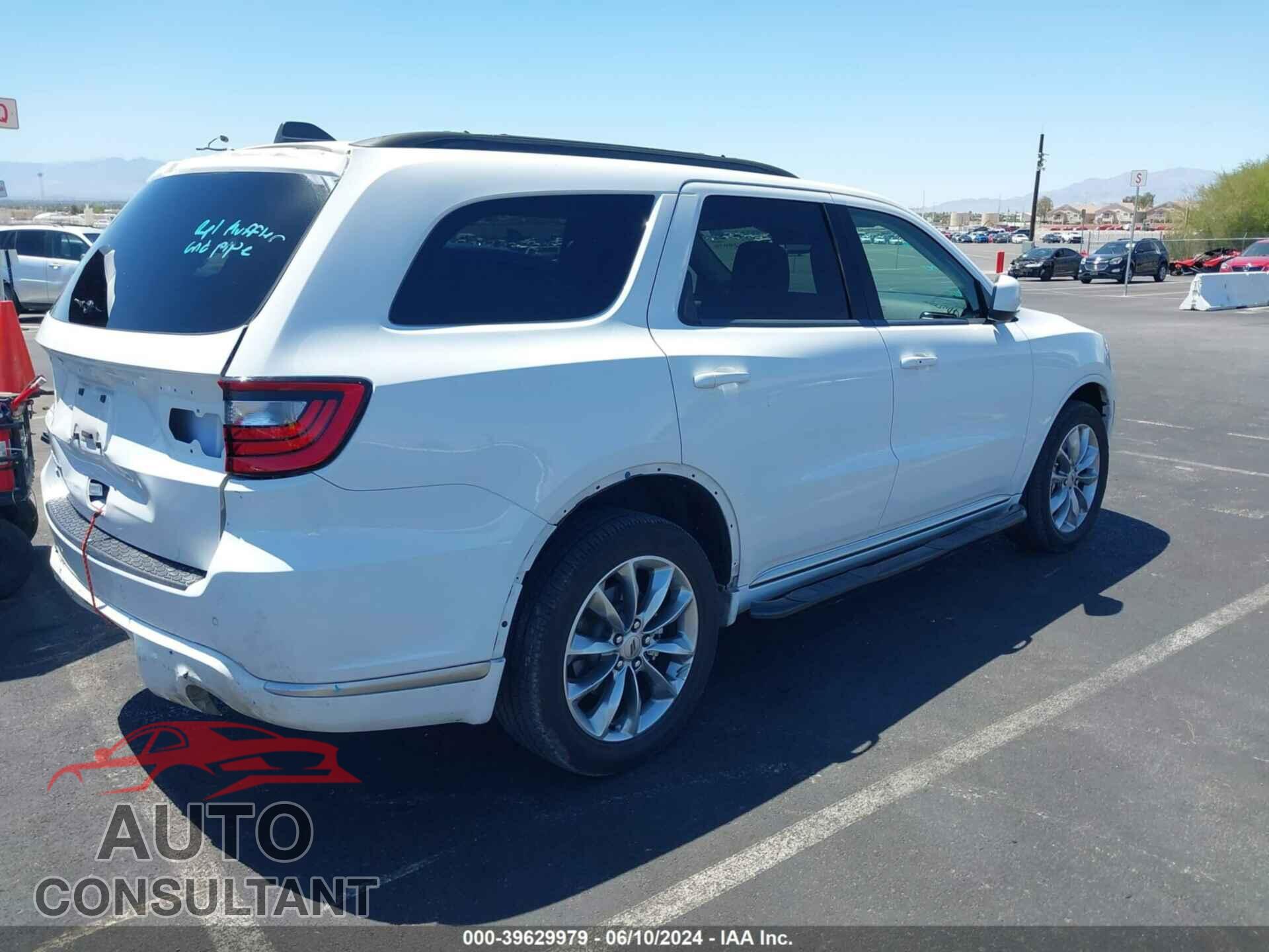 DODGE DURANGO 2022 - 1C4RDJAG9NC129566