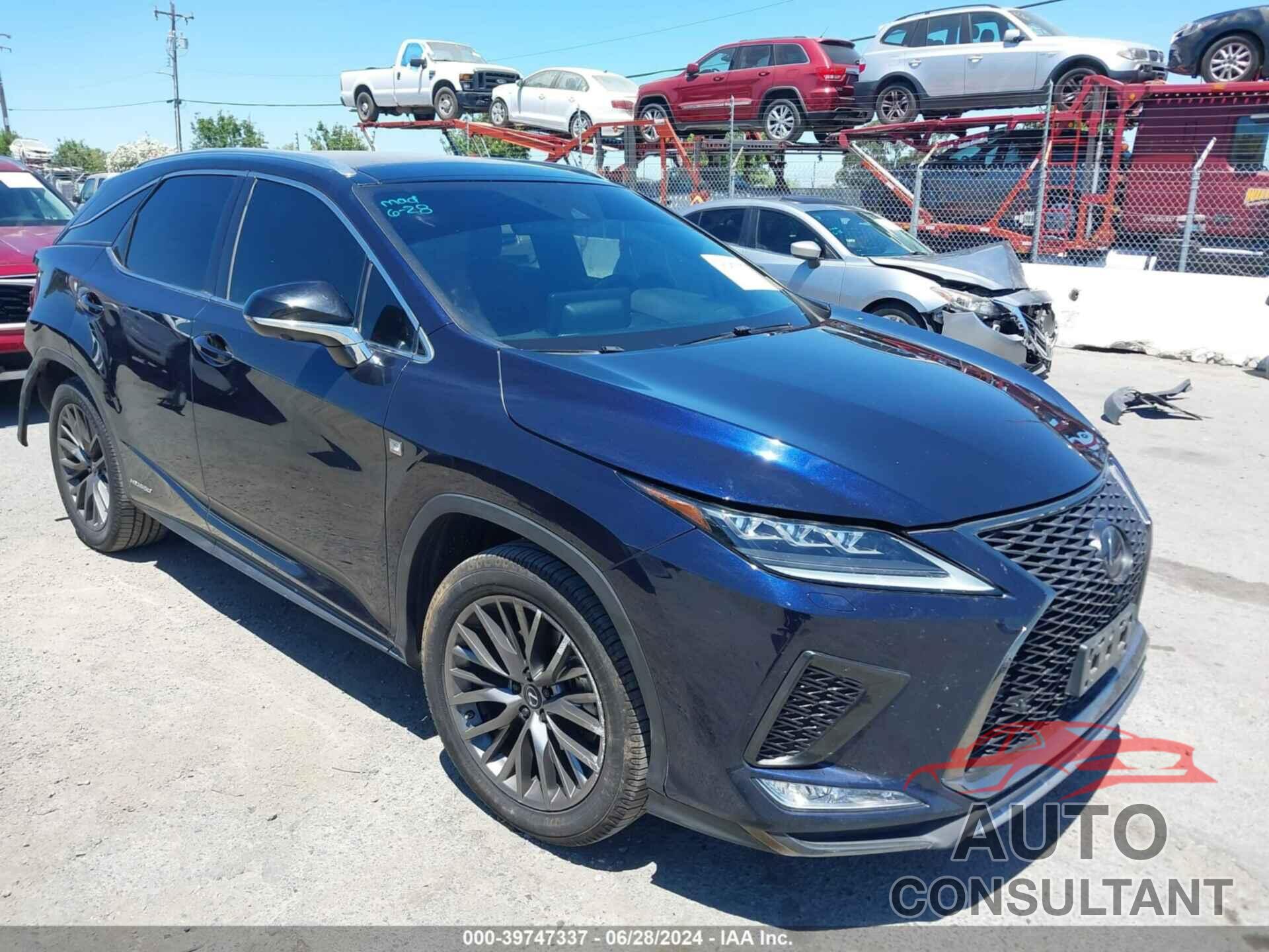 LEXUS RX 450H 2020 - 2T2YGMDA0LC049360