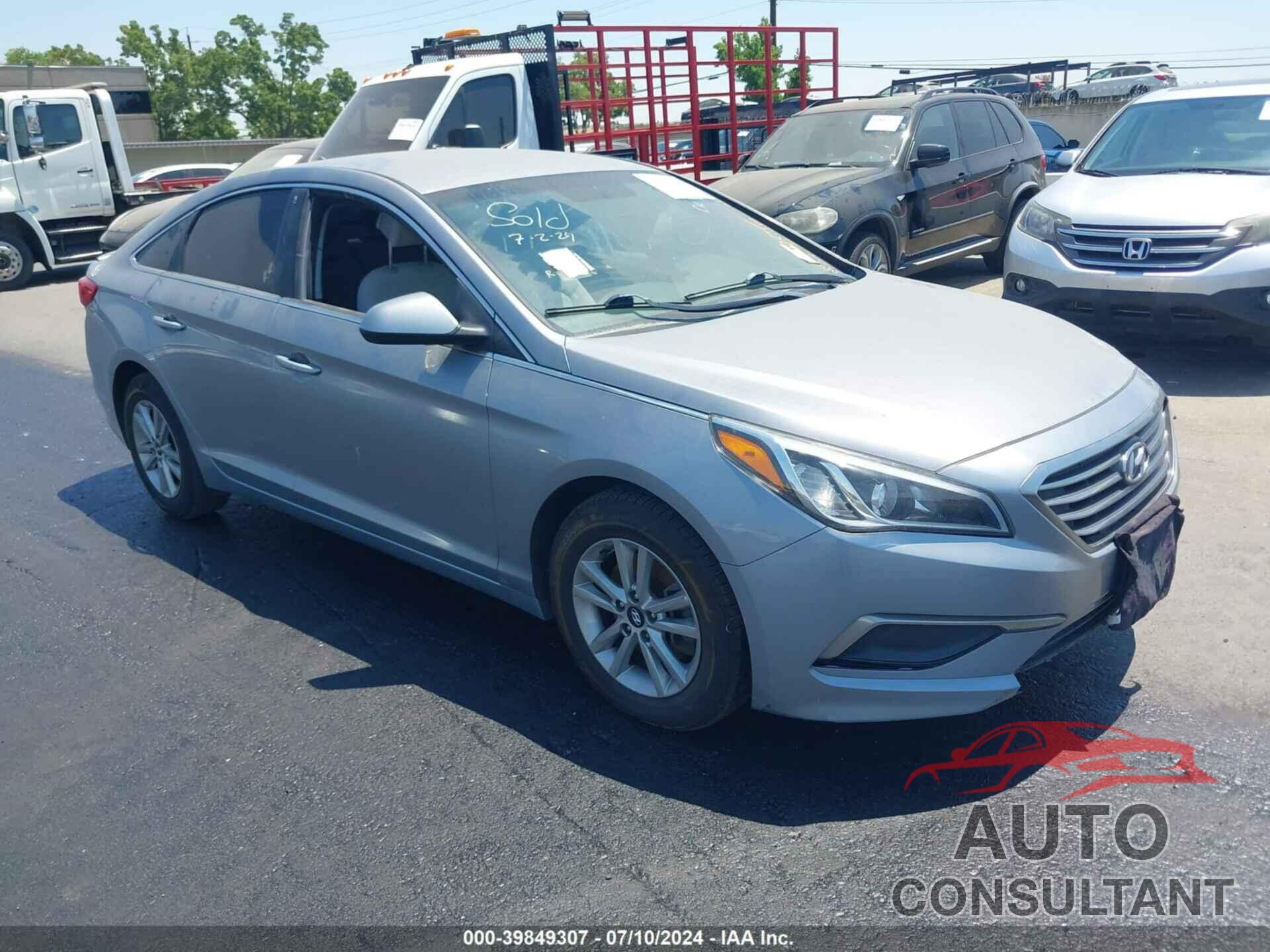 HYUNDAI SONATA 2016 - 5NPE24AF5GH377009