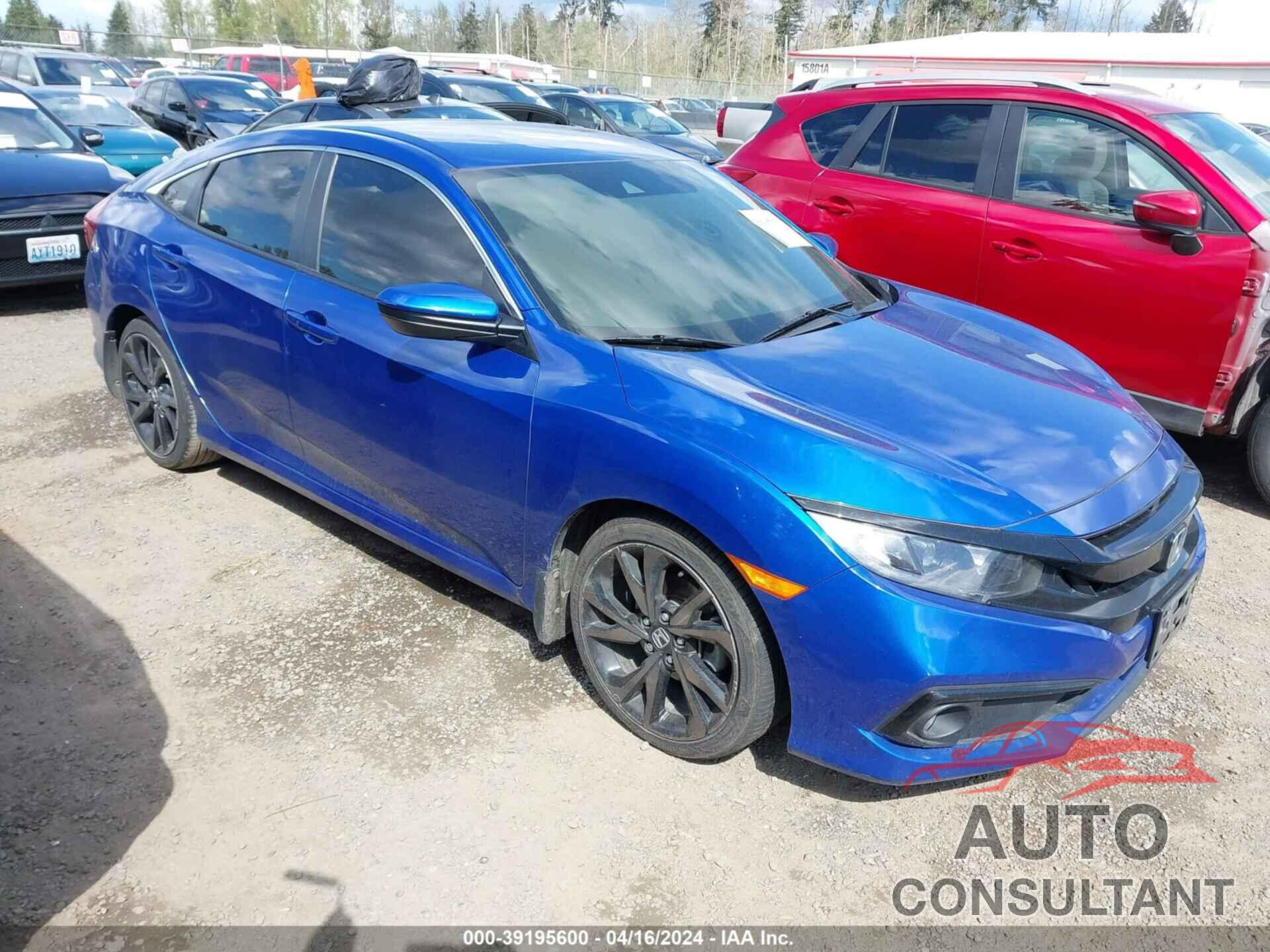 HONDA CIVIC 2019 - 2HGFC2F87KH504054