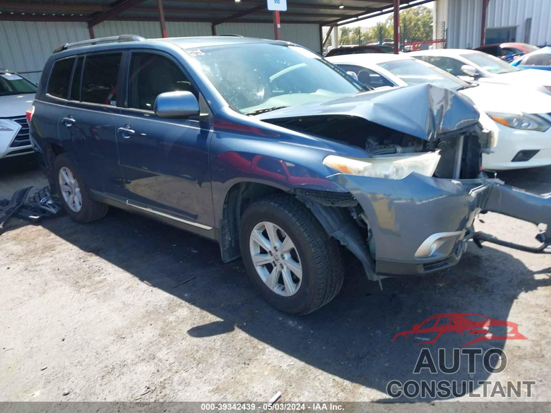 TOYOTA HIGHLANDER 2013 - 5TDZA3EH3DS041147