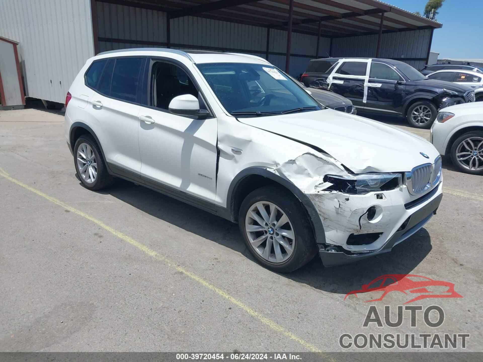 BMW X3 2017 - 5UXWZ7C35H0V89880