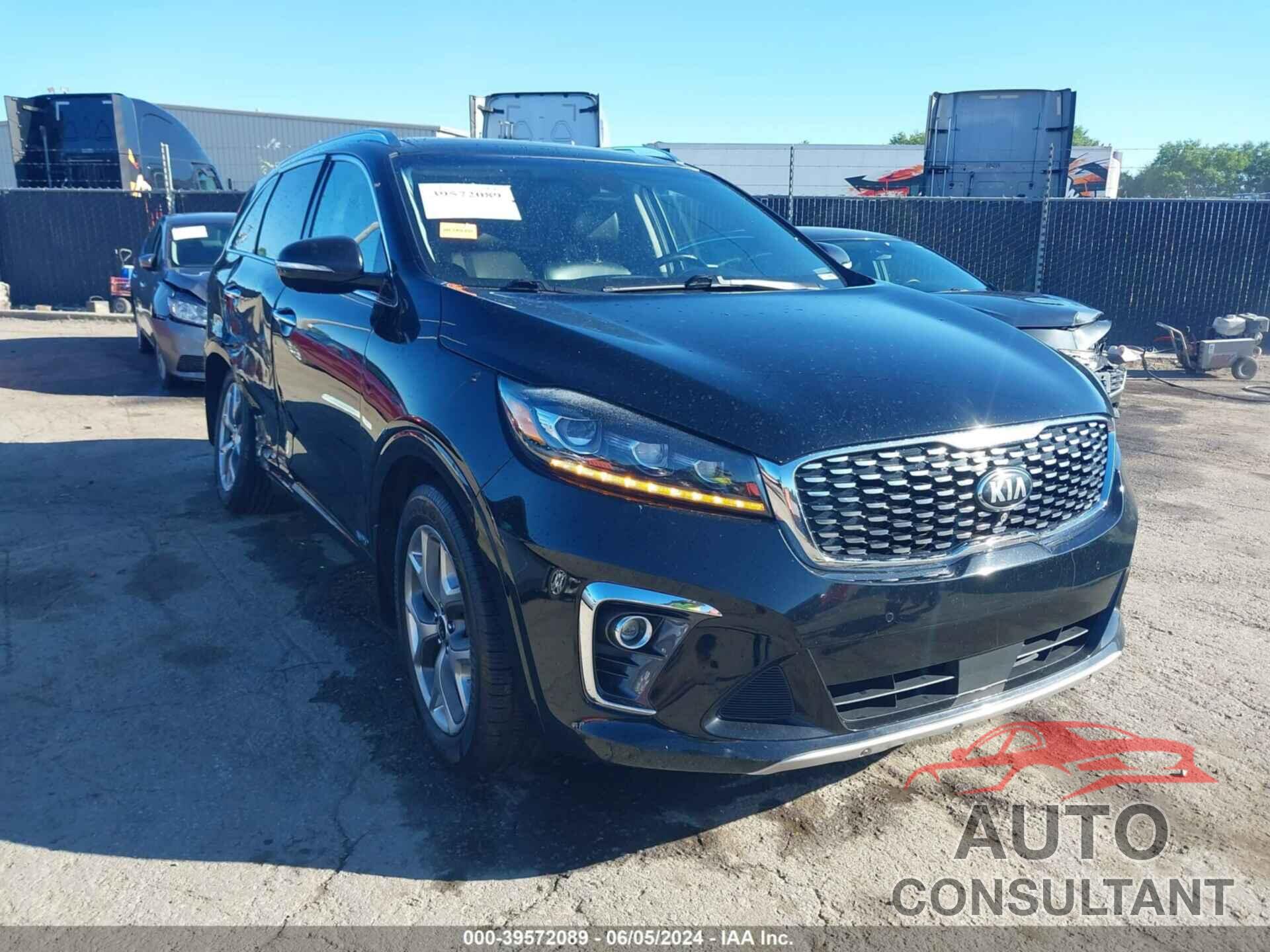 KIA SORENTO 2019 - 5XYPKDA51KG460887