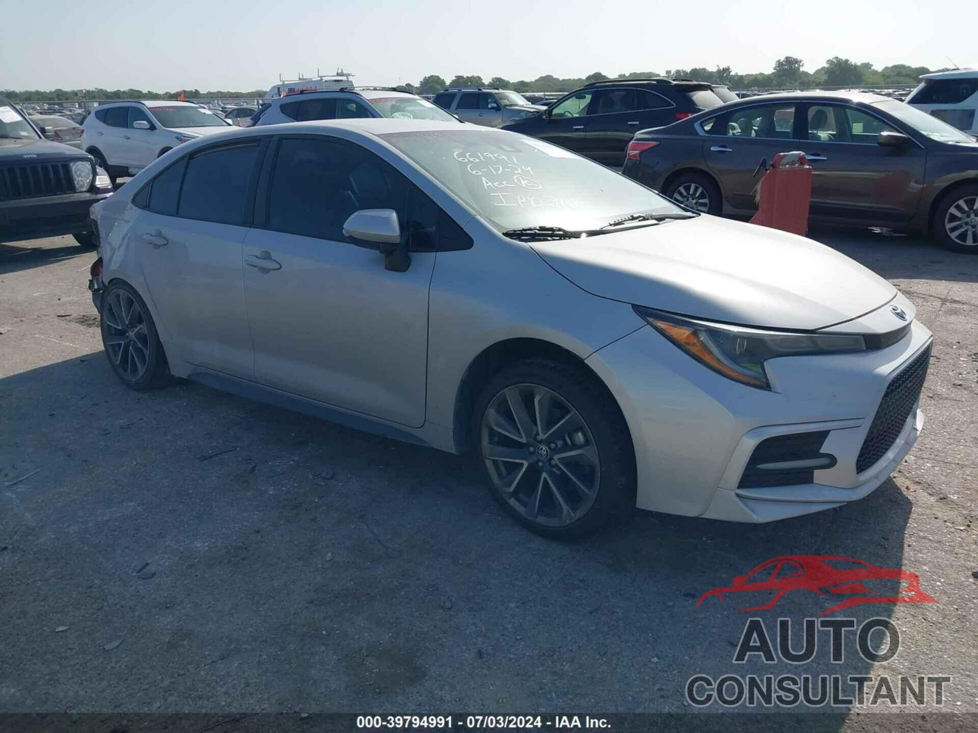 TOYOTA COROLLA 2021 - 5YFS4MCE2MP078089