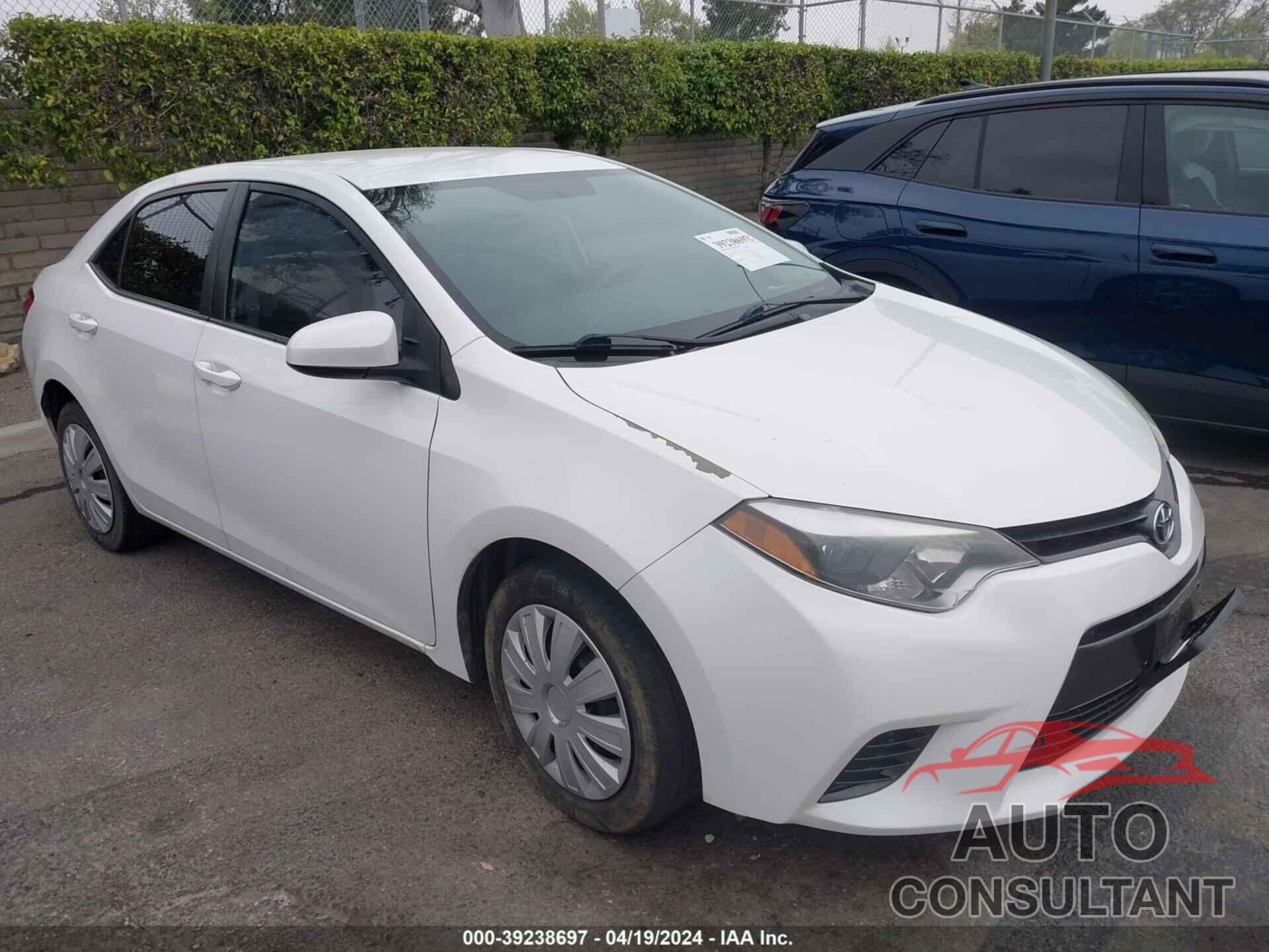 TOYOTA COROLLA 2016 - 5YFBURHE0GP548713