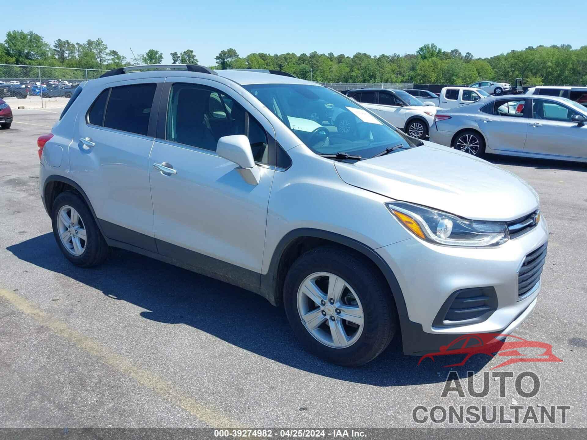 CHEVROLET TRAX 2019 - KL7CJLSB1KB840769