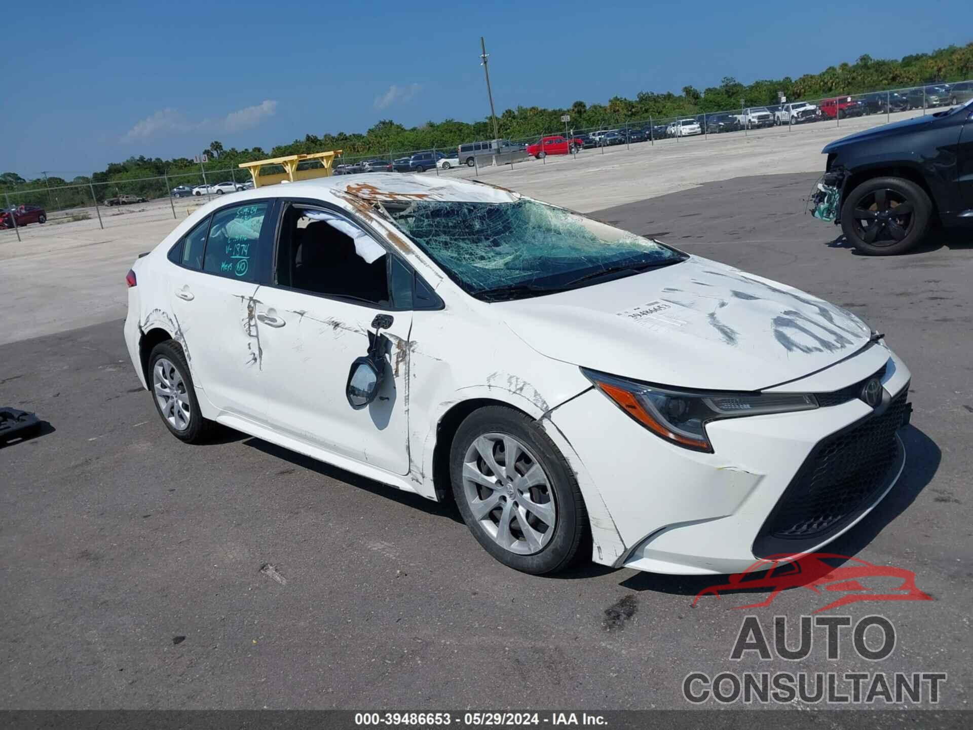 TOYOTA COROLLA 2020 - JTDEPRAE6LJ011874