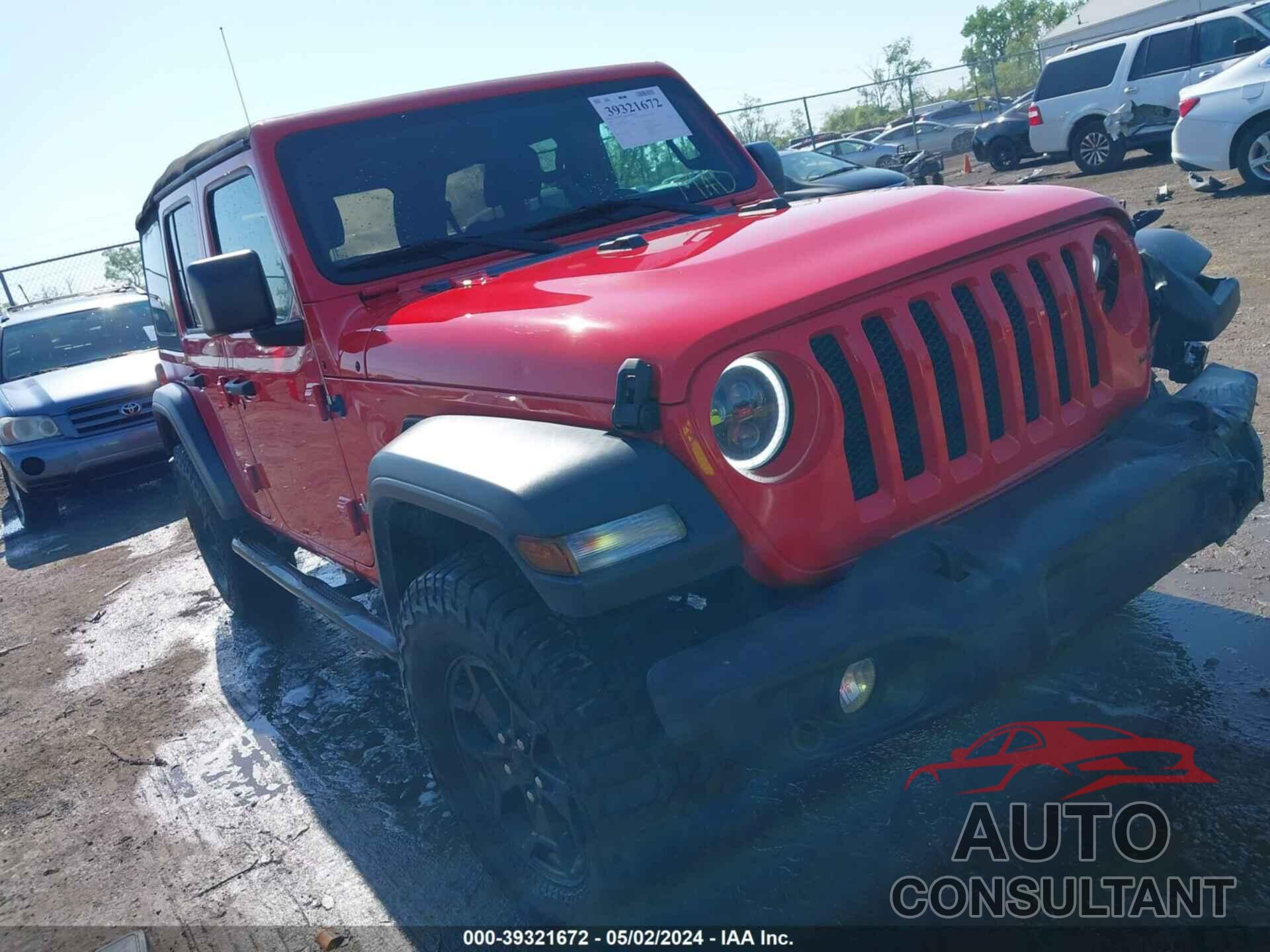 JEEP WRANGLER UNLIMITED 2018 - 1C4HJXDG6JW134123
