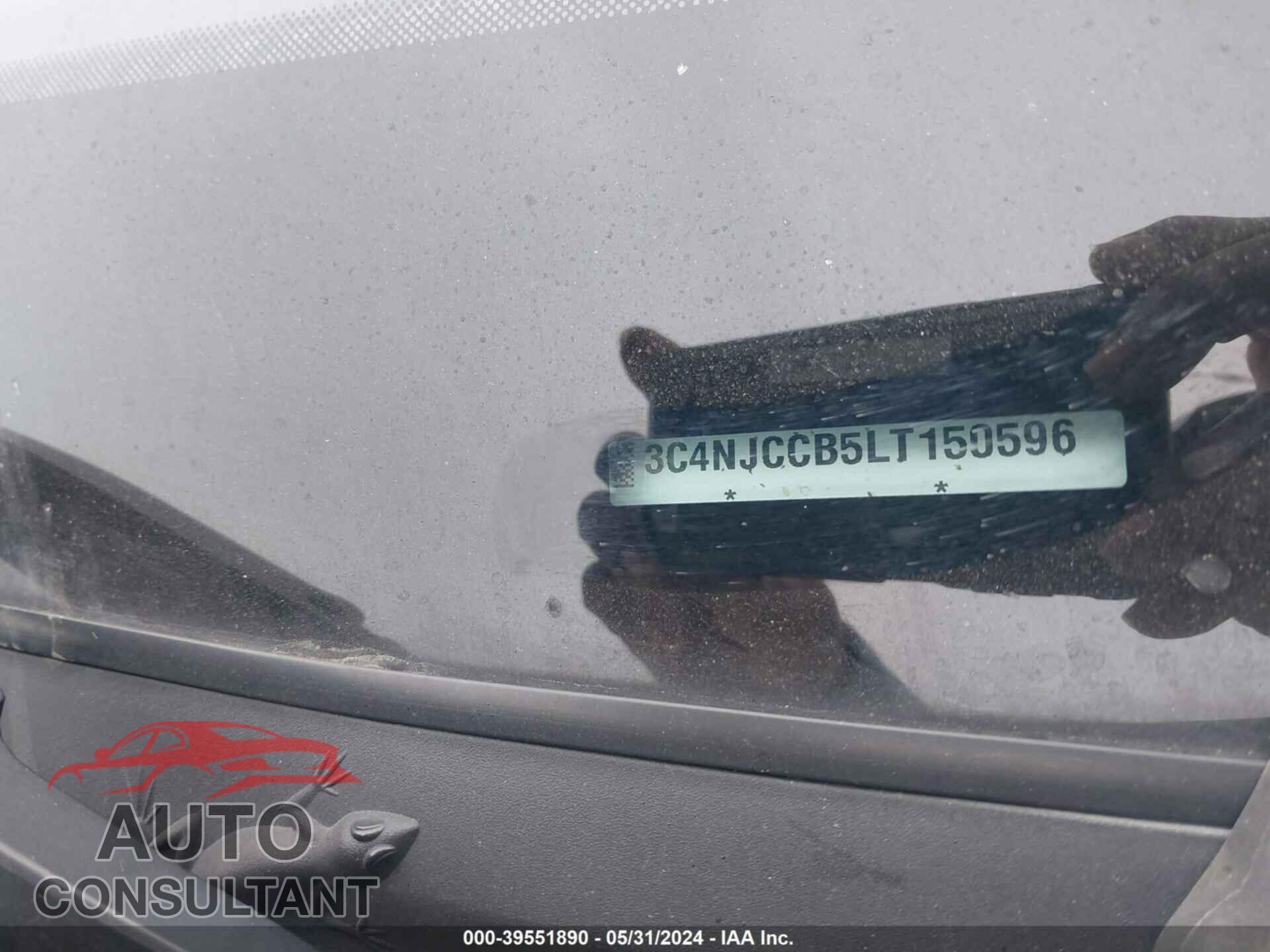 JEEP COMPASS 2020 - 3C4NJCCB5LT150596