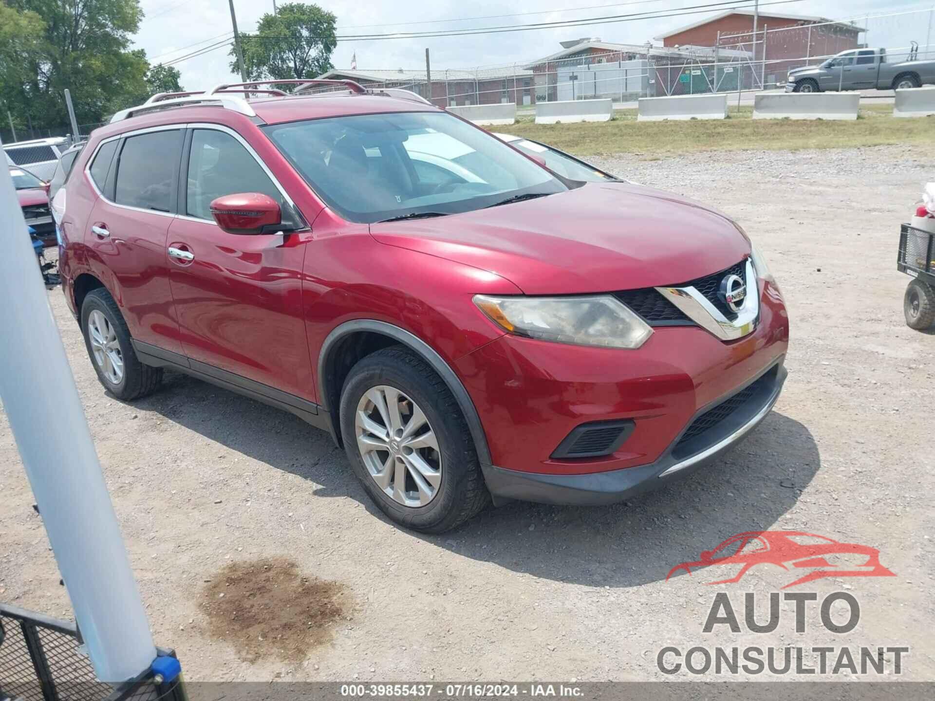 NISSAN ROGUE 2016 - KNMAT2MT9GP641614