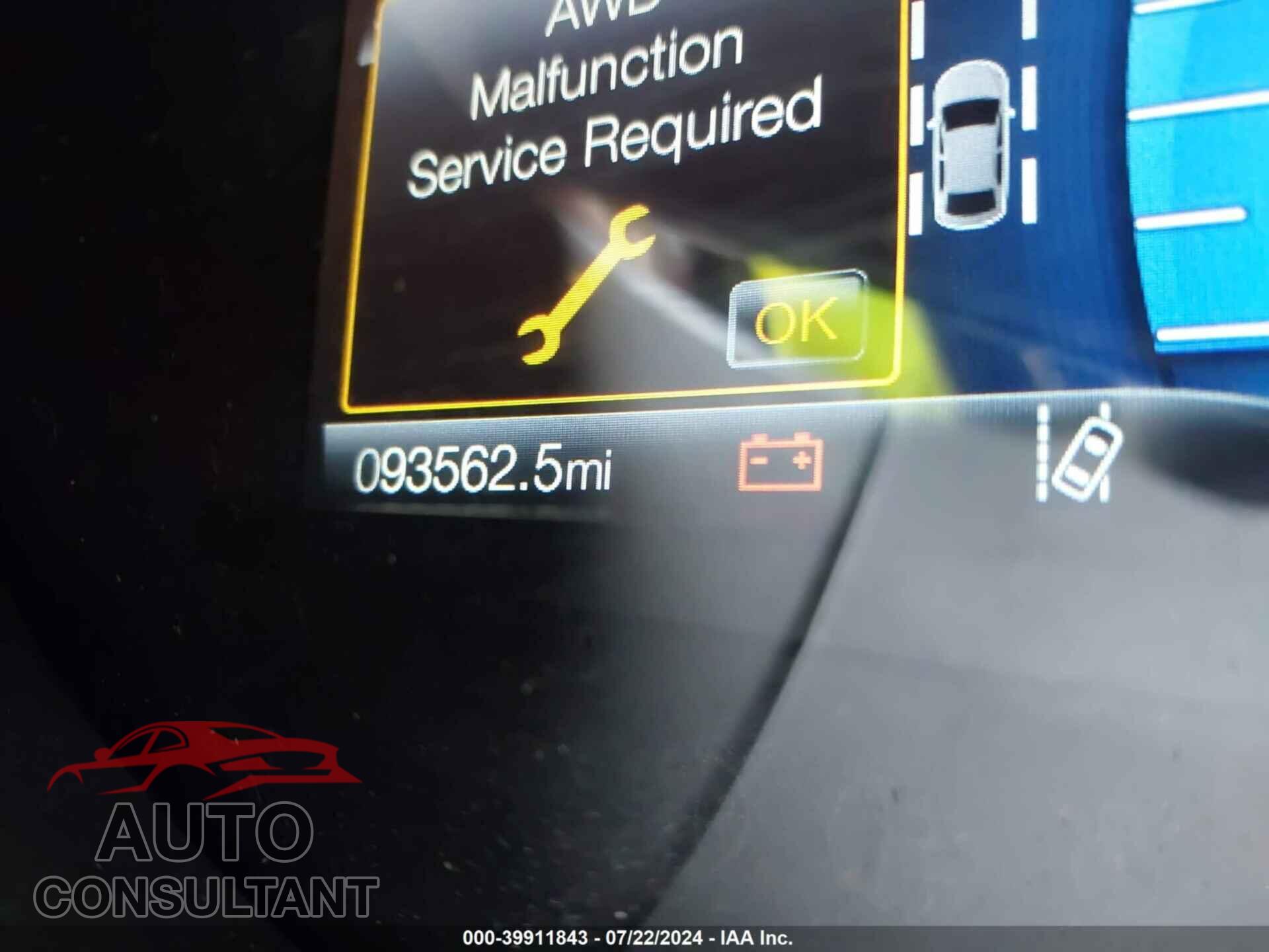 FORD EDGE 2019 - 2FMPK4AP9KBC16678