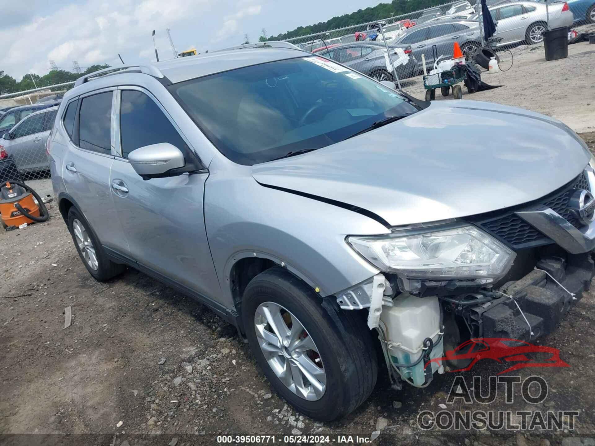 NISSAN ROGUE 2015 - KNMAT2MT3FP510824