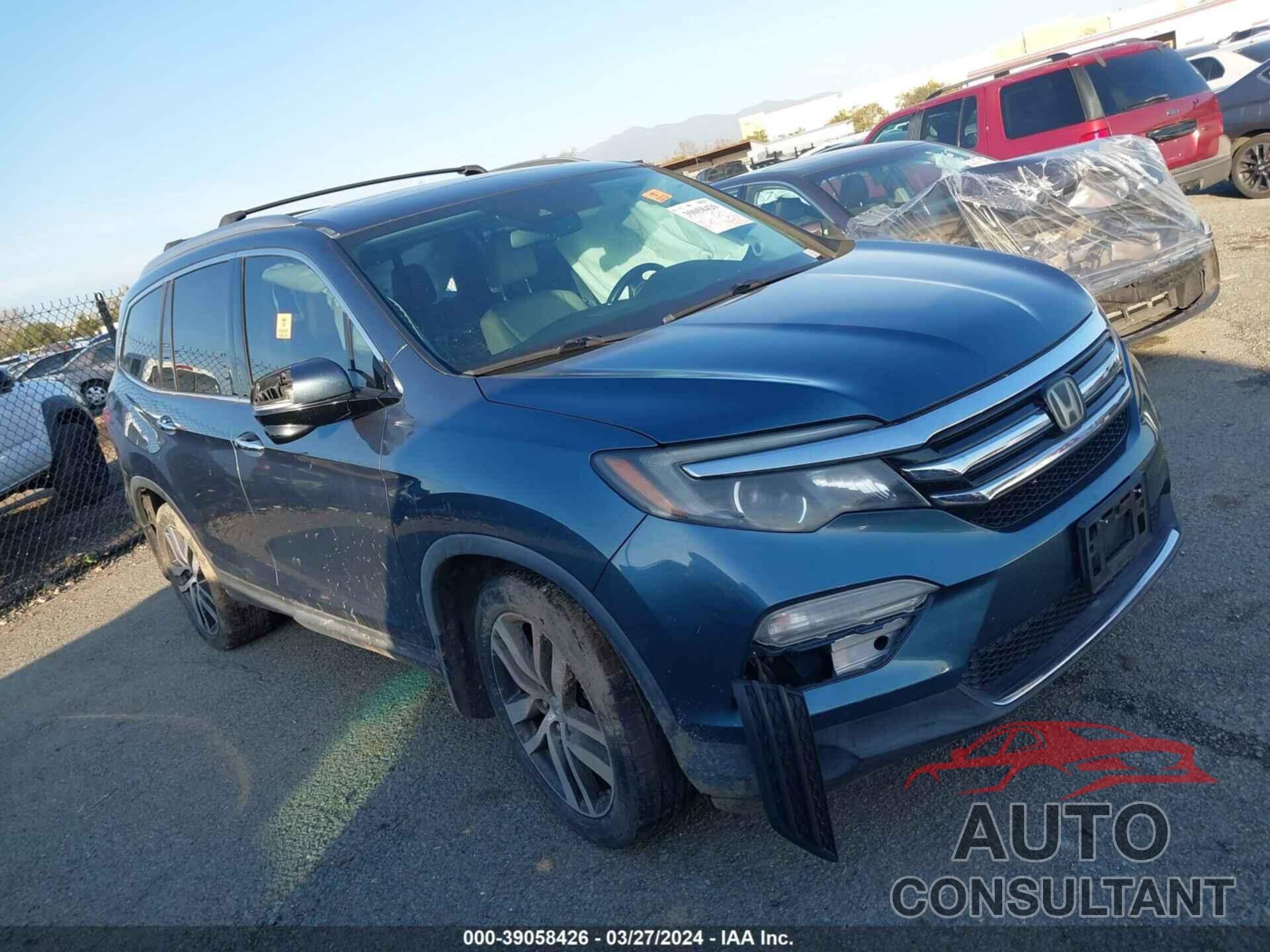 HONDA PILOT 2016 - 5FNYF5H93GB028629