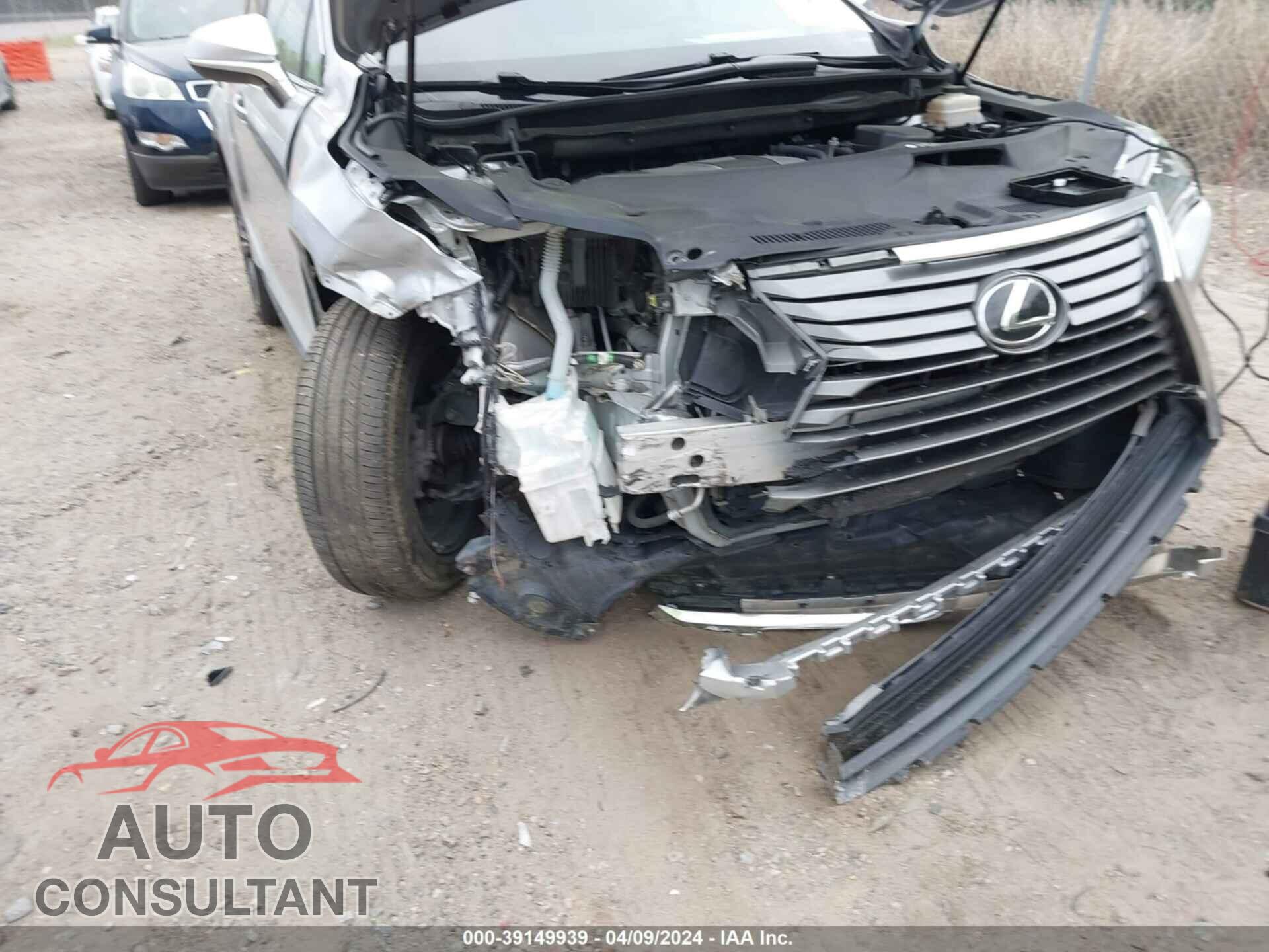 LEXUS RX 2017 - 2T2ZZMCA4HC036196