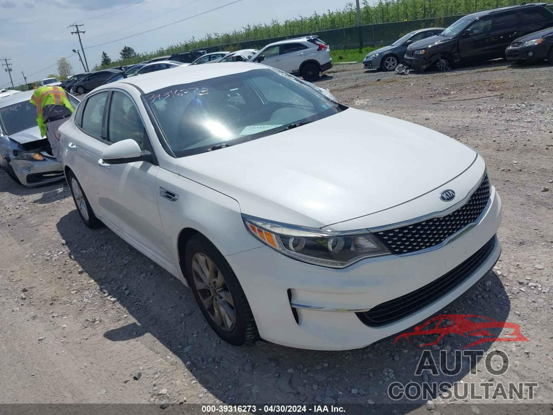 KIA OPTIMA 2016 - 5XXGU4L39GG078009