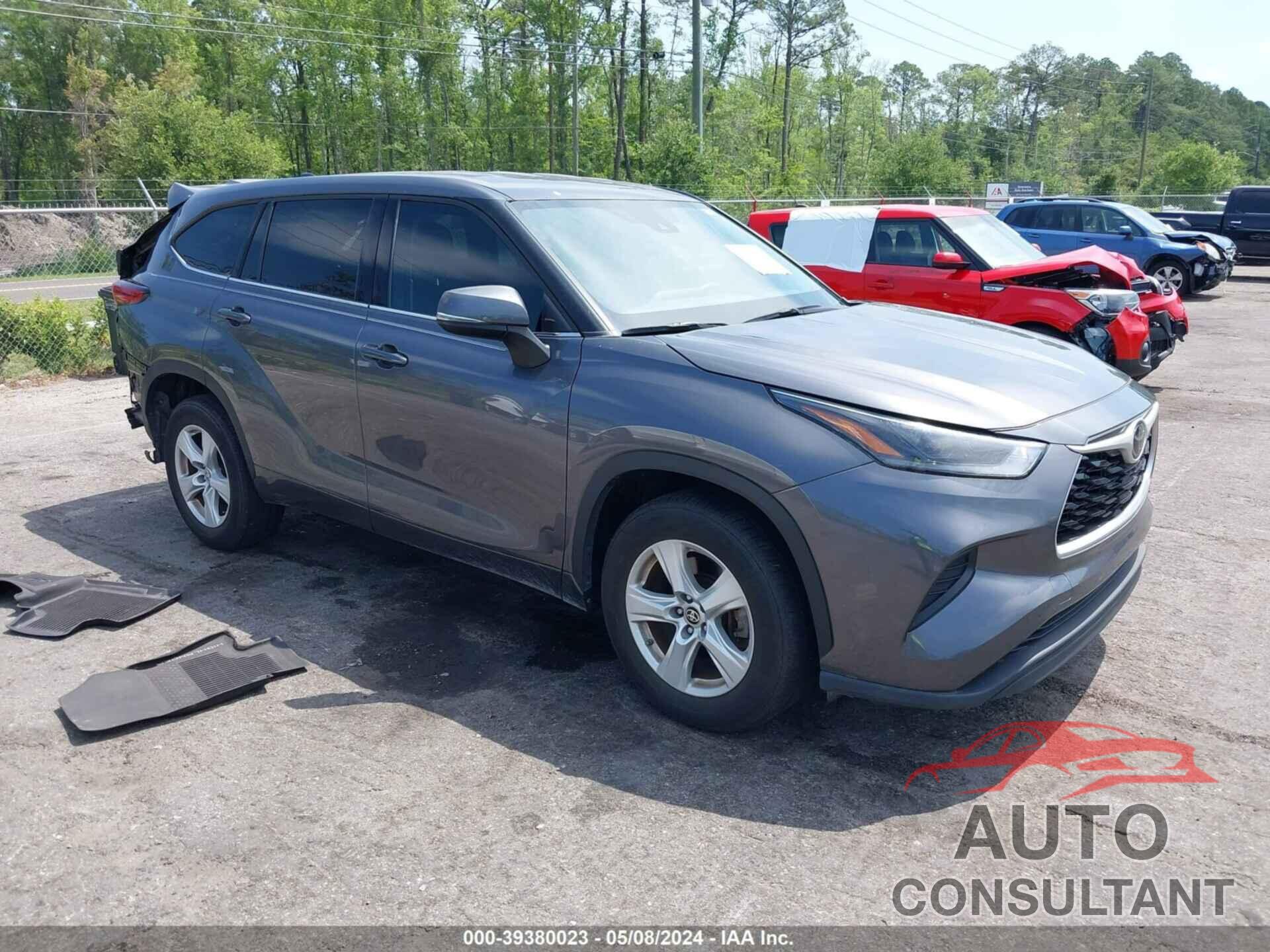 TOYOTA HIGHLANDER 2021 - 5TDCZRAH0MS054848