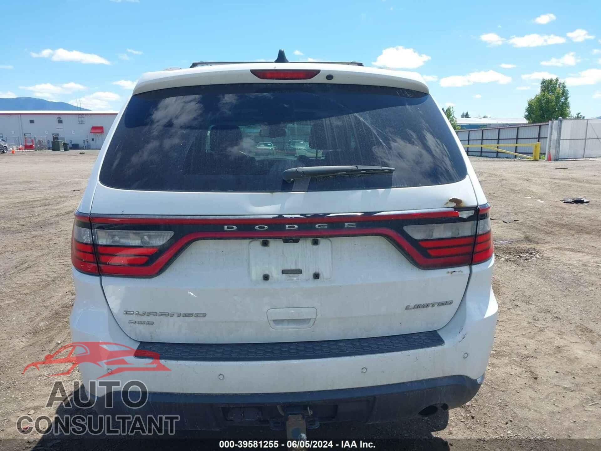 DODGE DURANGO 2016 - 1C4RDJDGXGC394611
