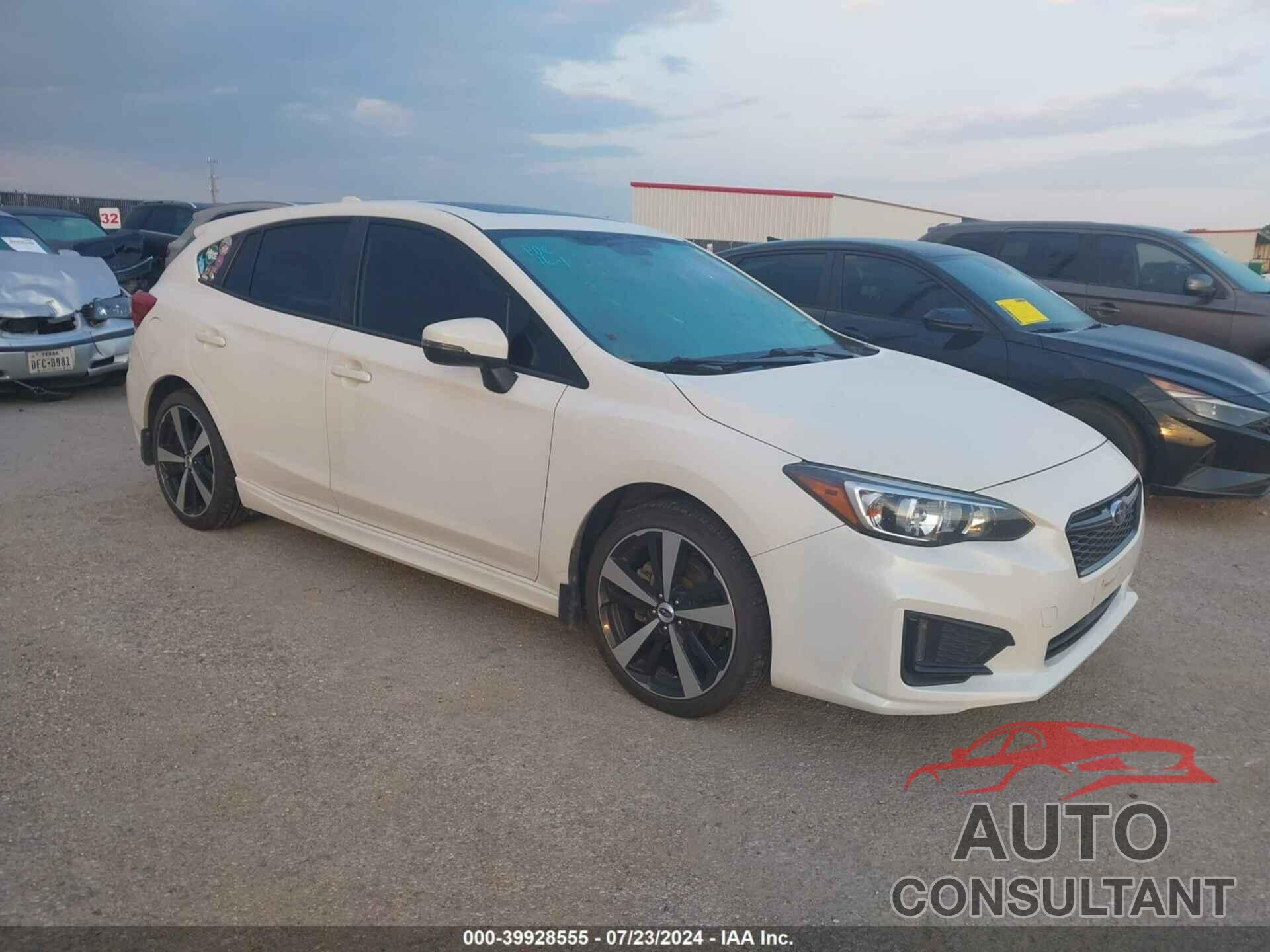 SUBARU IMPREZA 2018 - 4S3GTAM69J3703834