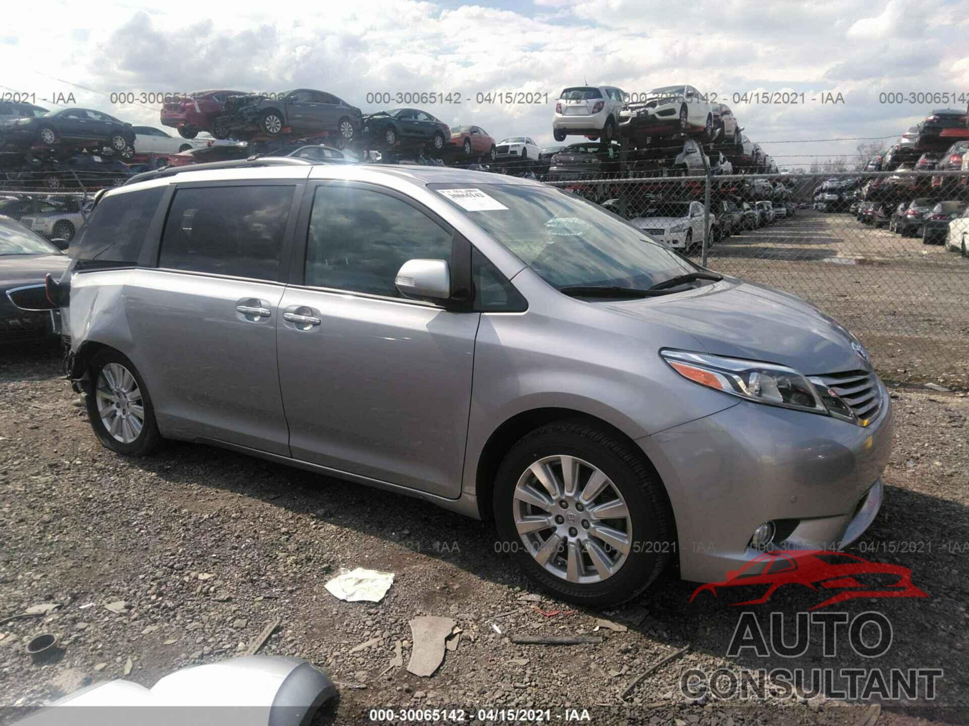 TOYOTA SIENNA 2017 - 5TDDZ3DCXHS157671